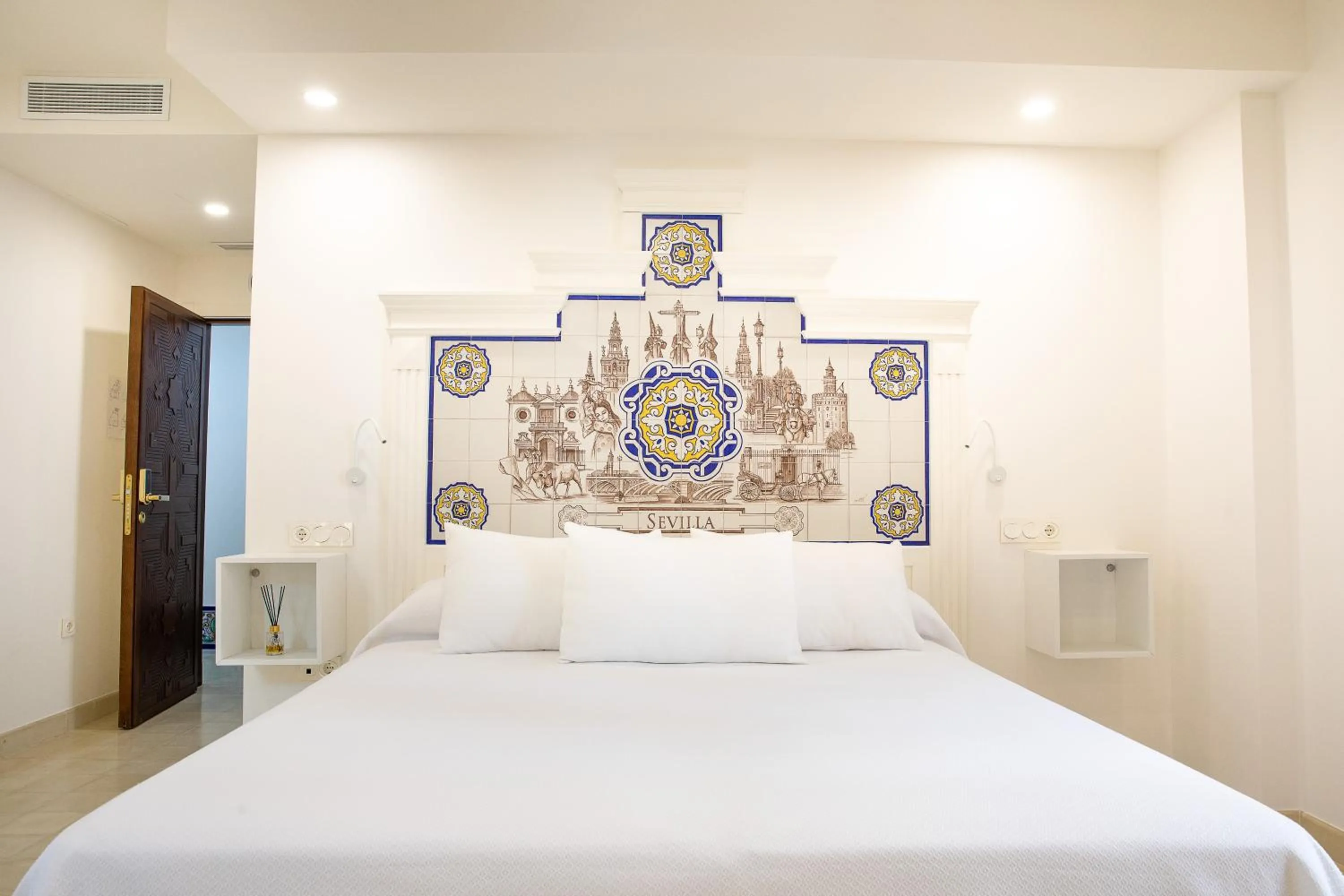 Bed in Posada Boutique El Gallo Morón