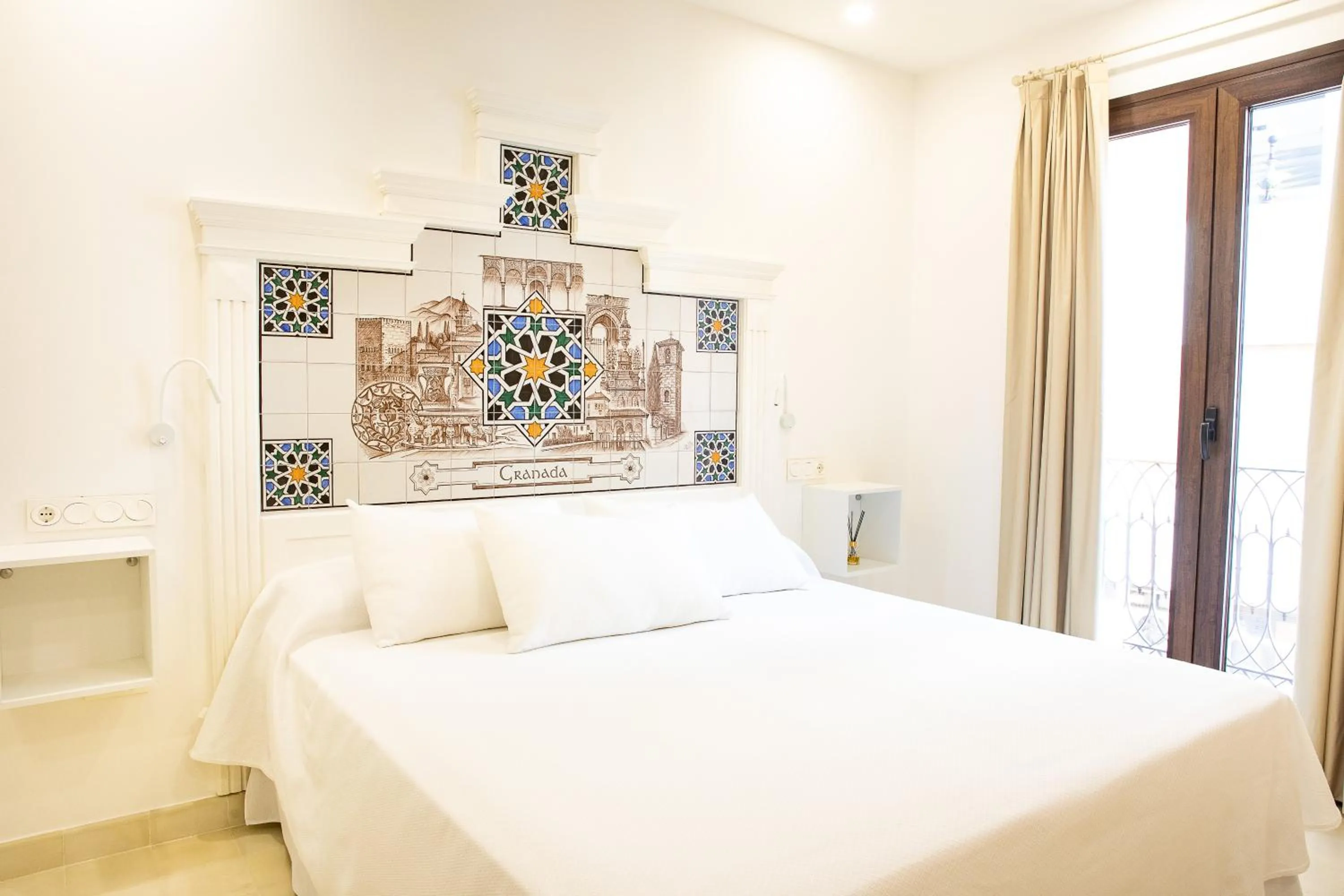 Bed in Posada Boutique El Gallo Morón