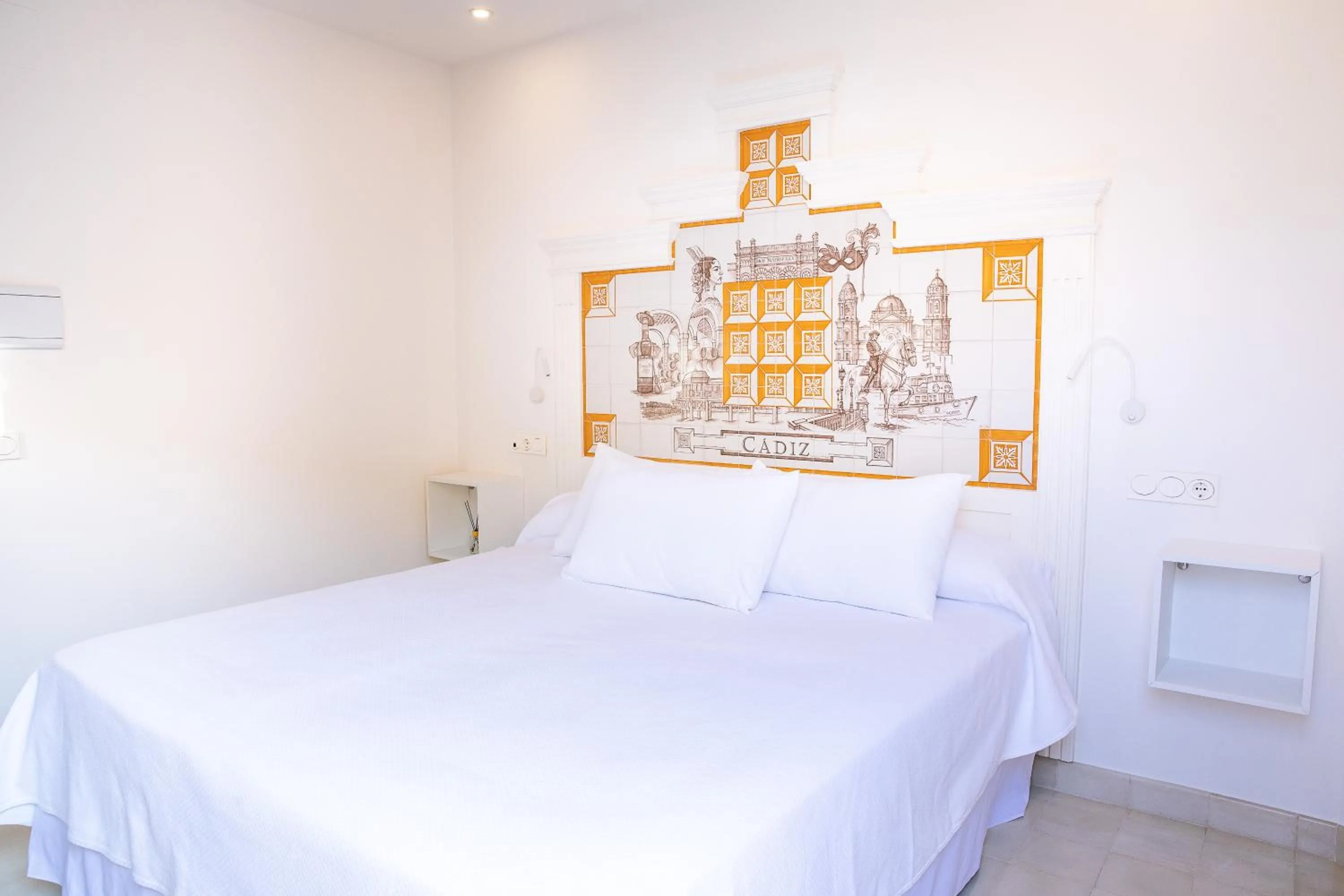 Bed in Posada Boutique El Gallo Morón