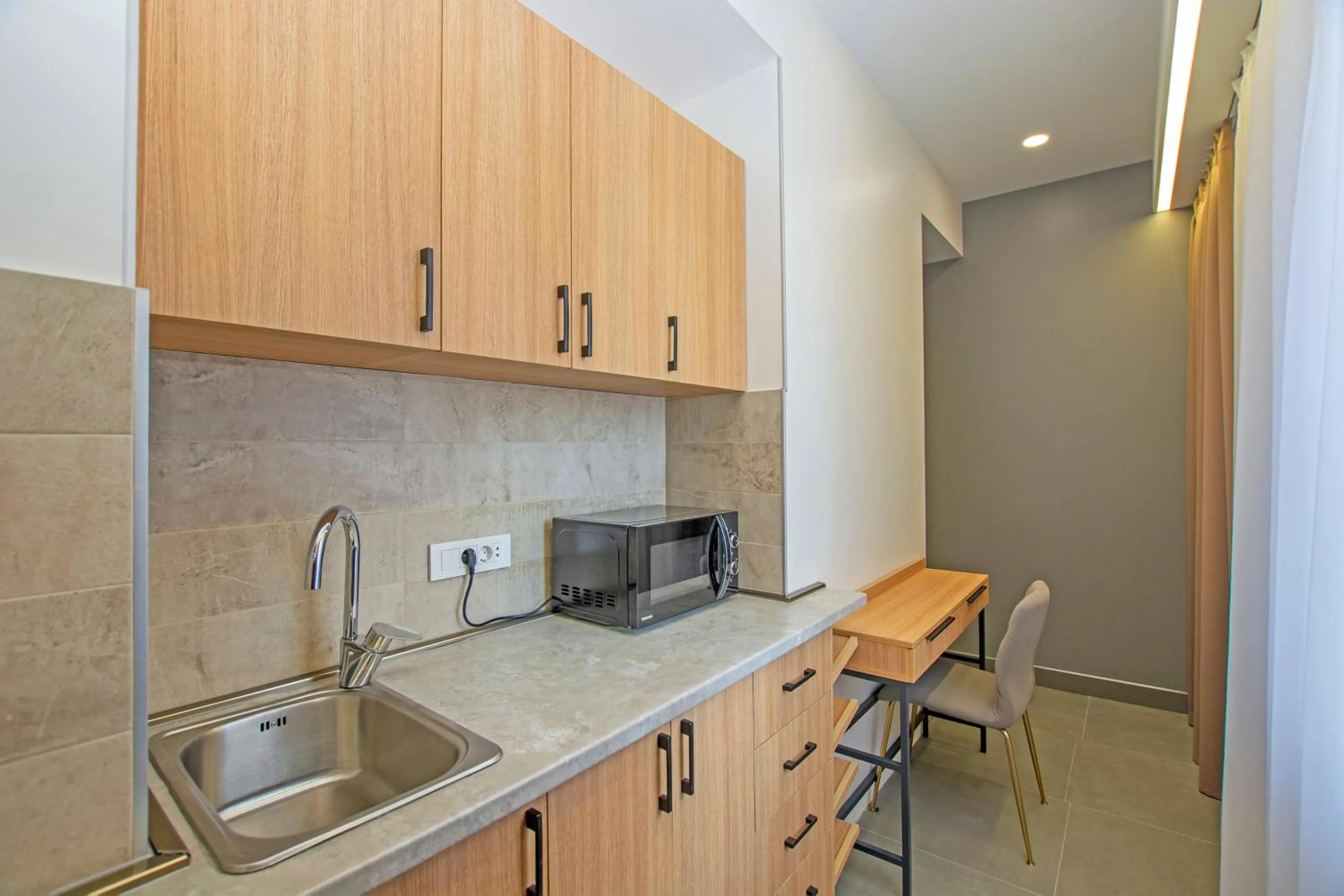 Kitchen or kitchenette in Cartez by Horizon Hotels, Yerevan
