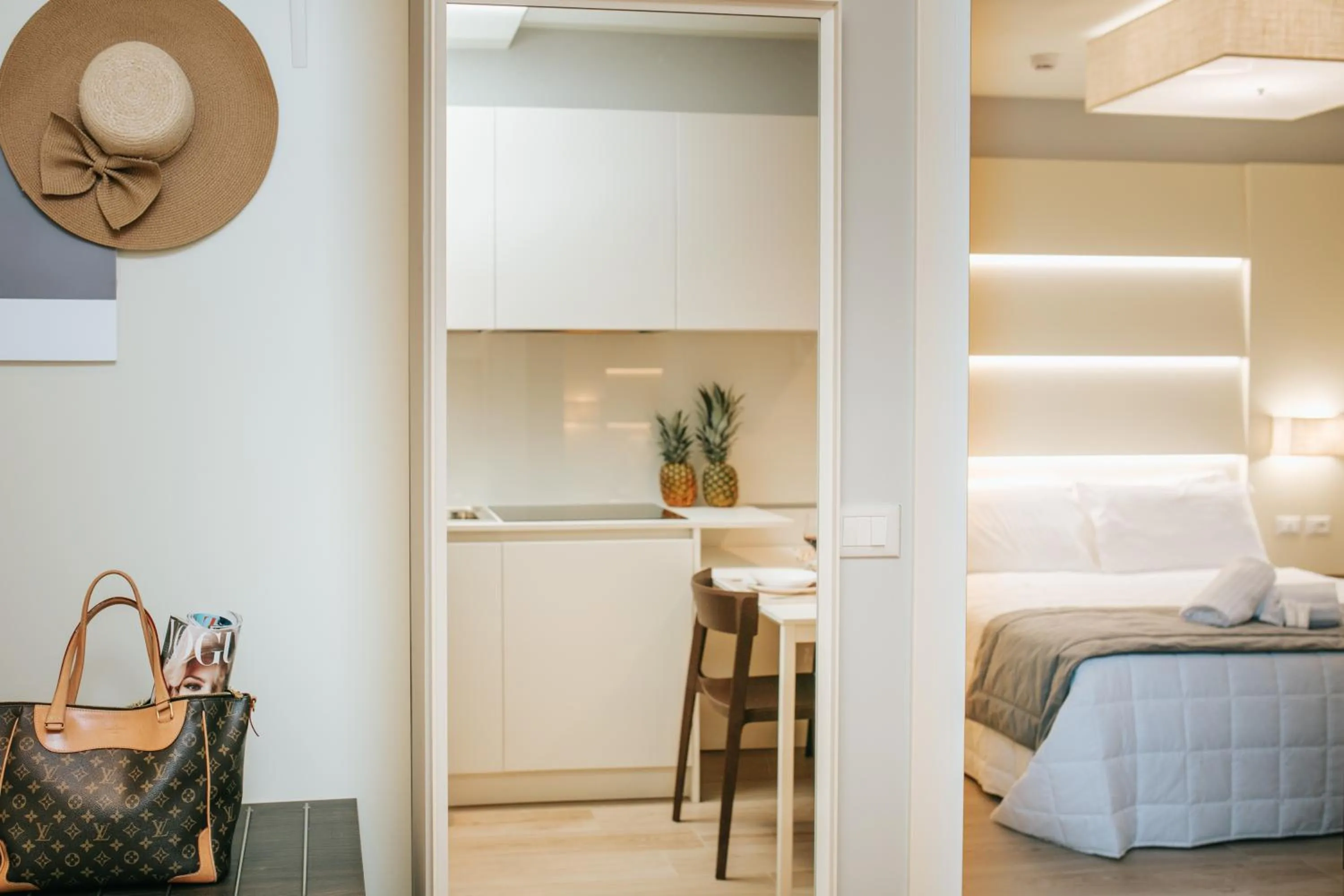 Bed in Aparthotel Touring