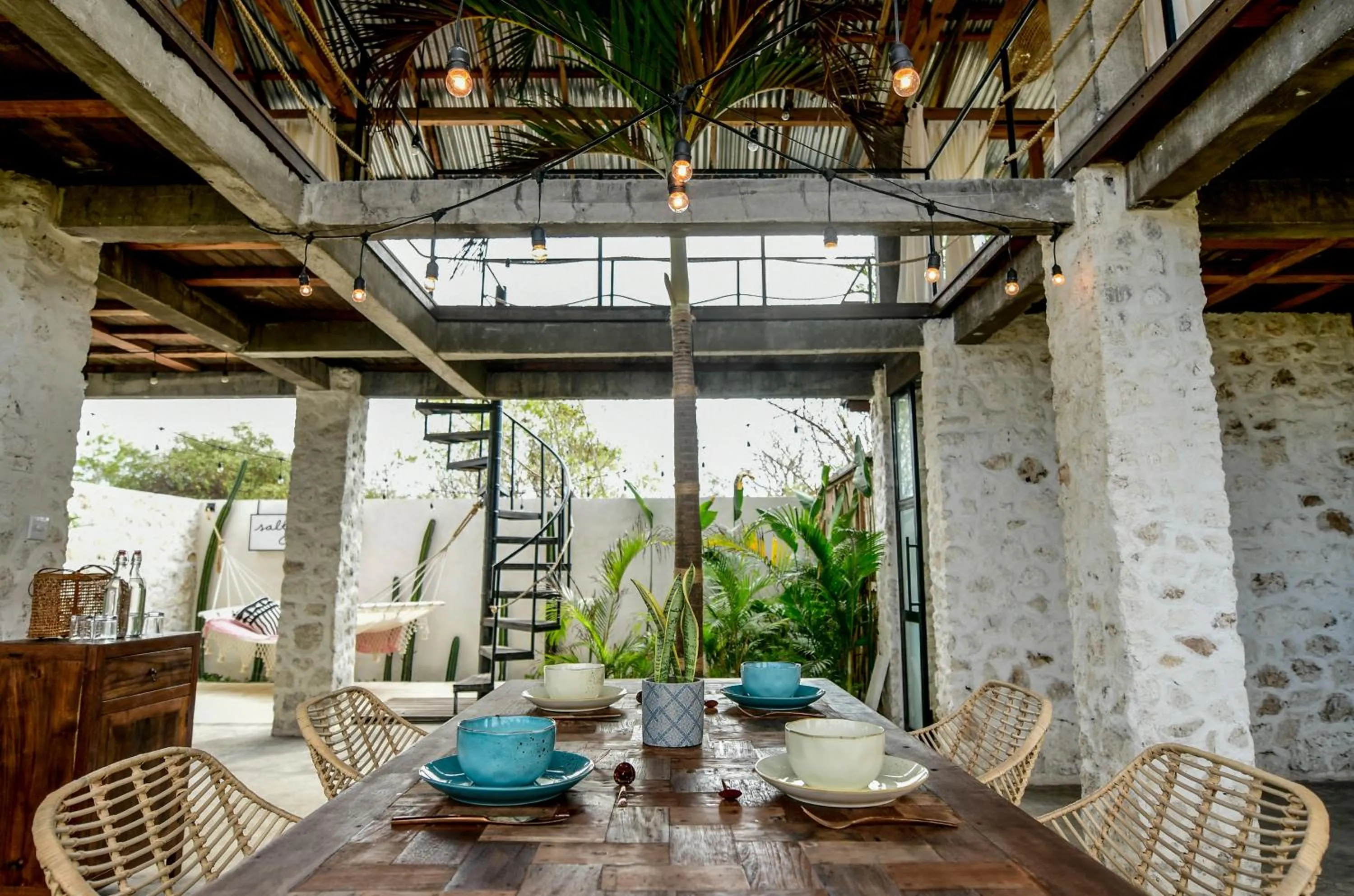 Dining area in Salty Breeze Bali