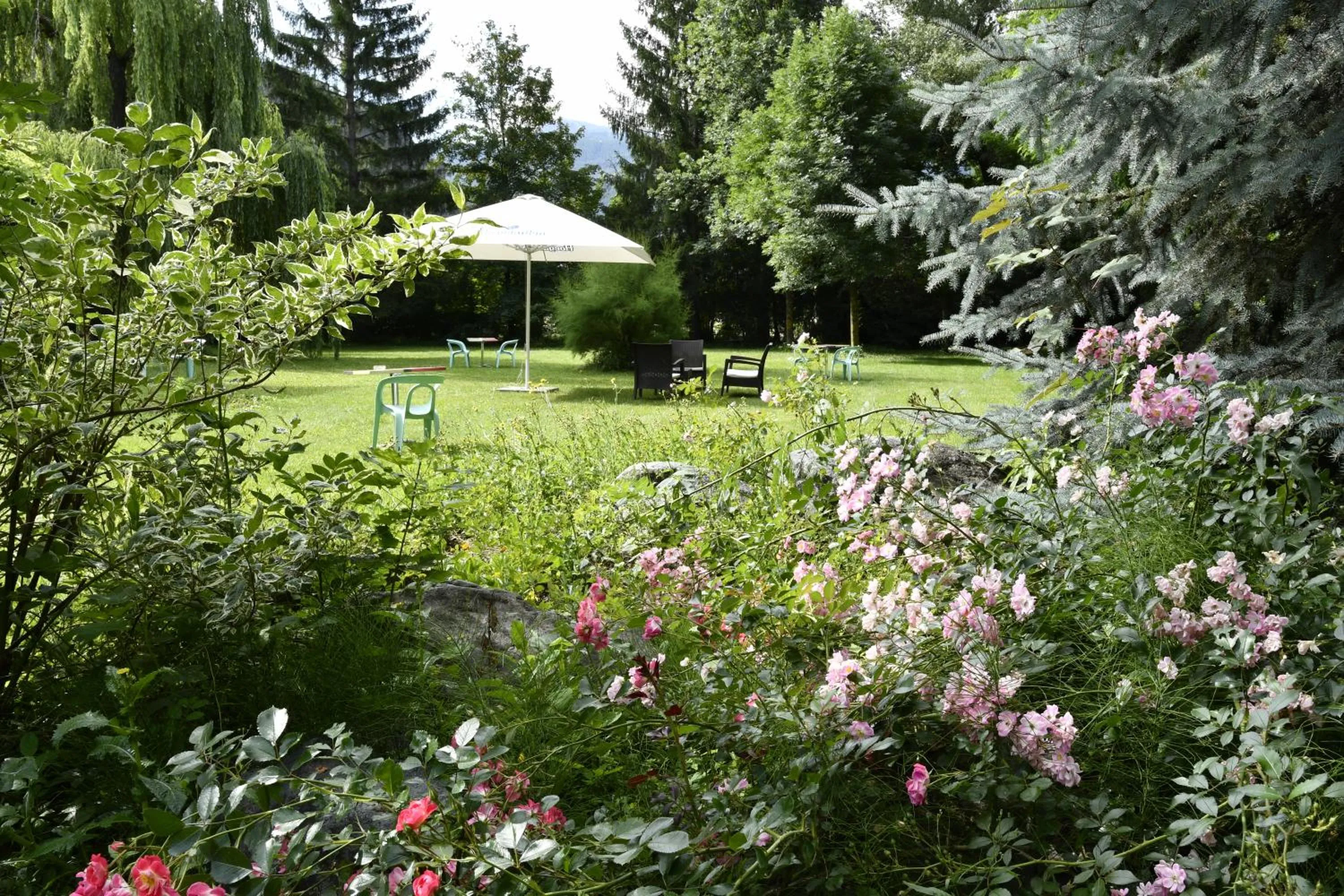 Garden in HOTEL DE LA GARE