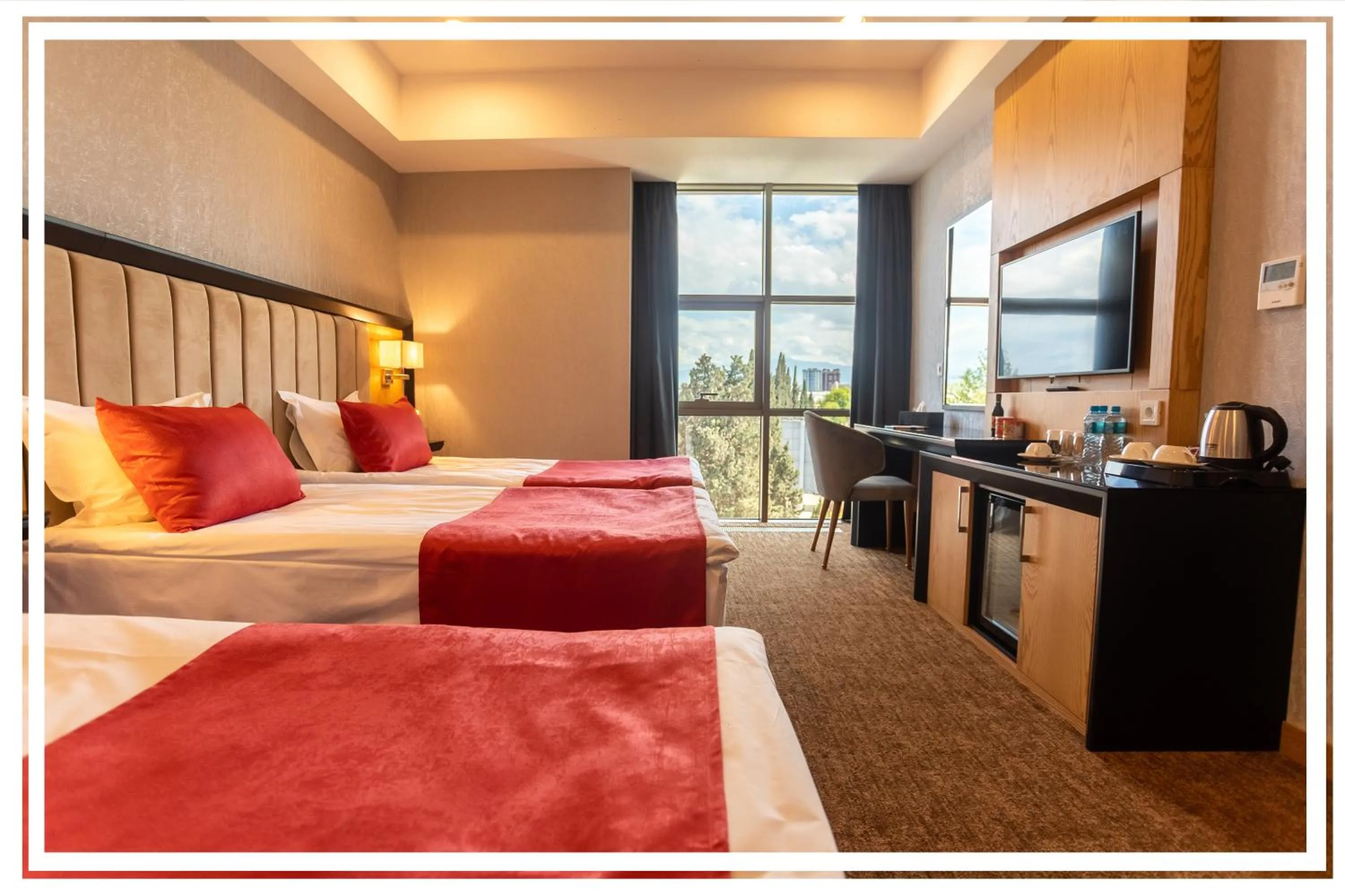 Bed in Premium Hotel Ganja