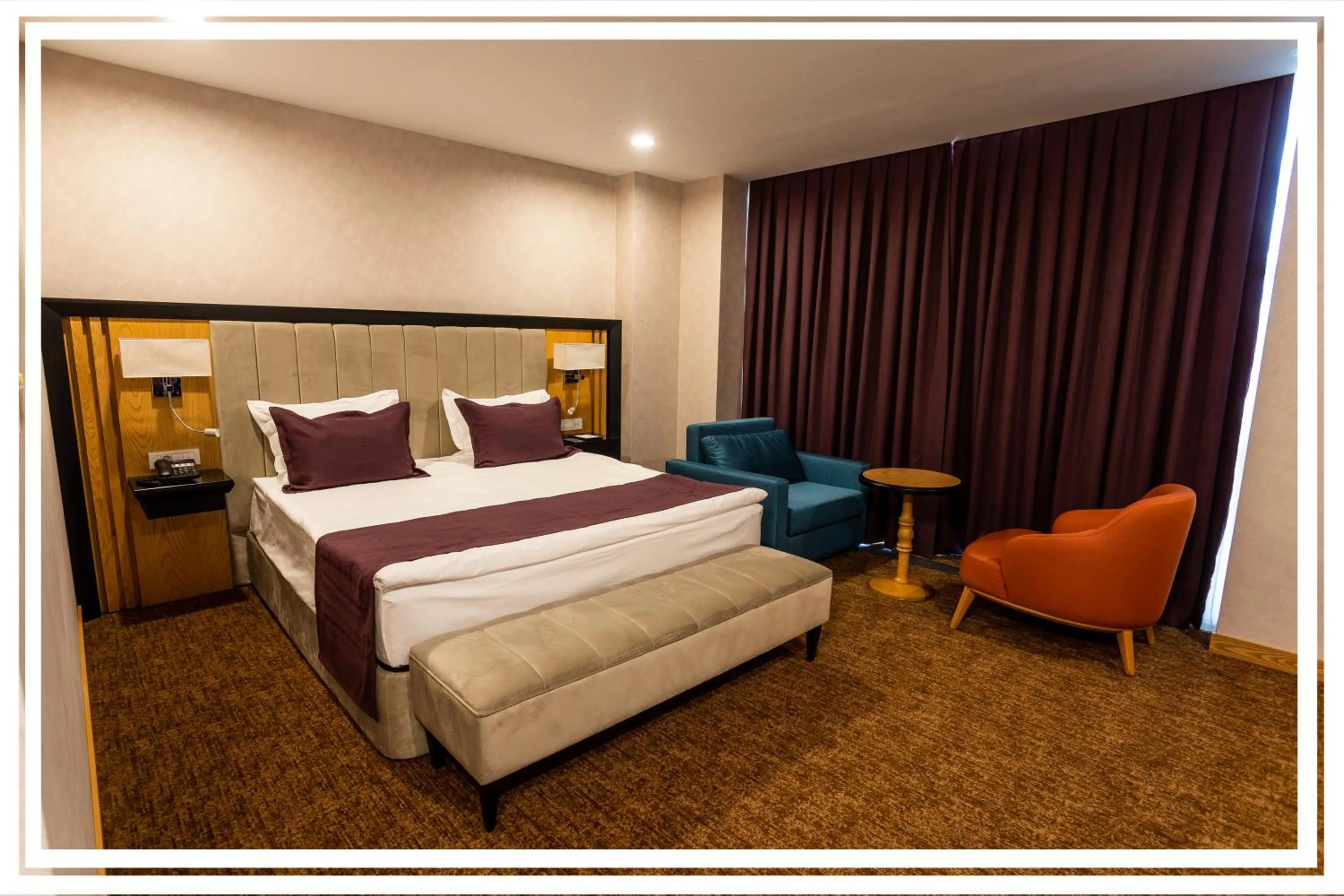 Bed in Premium Hotel Ganja