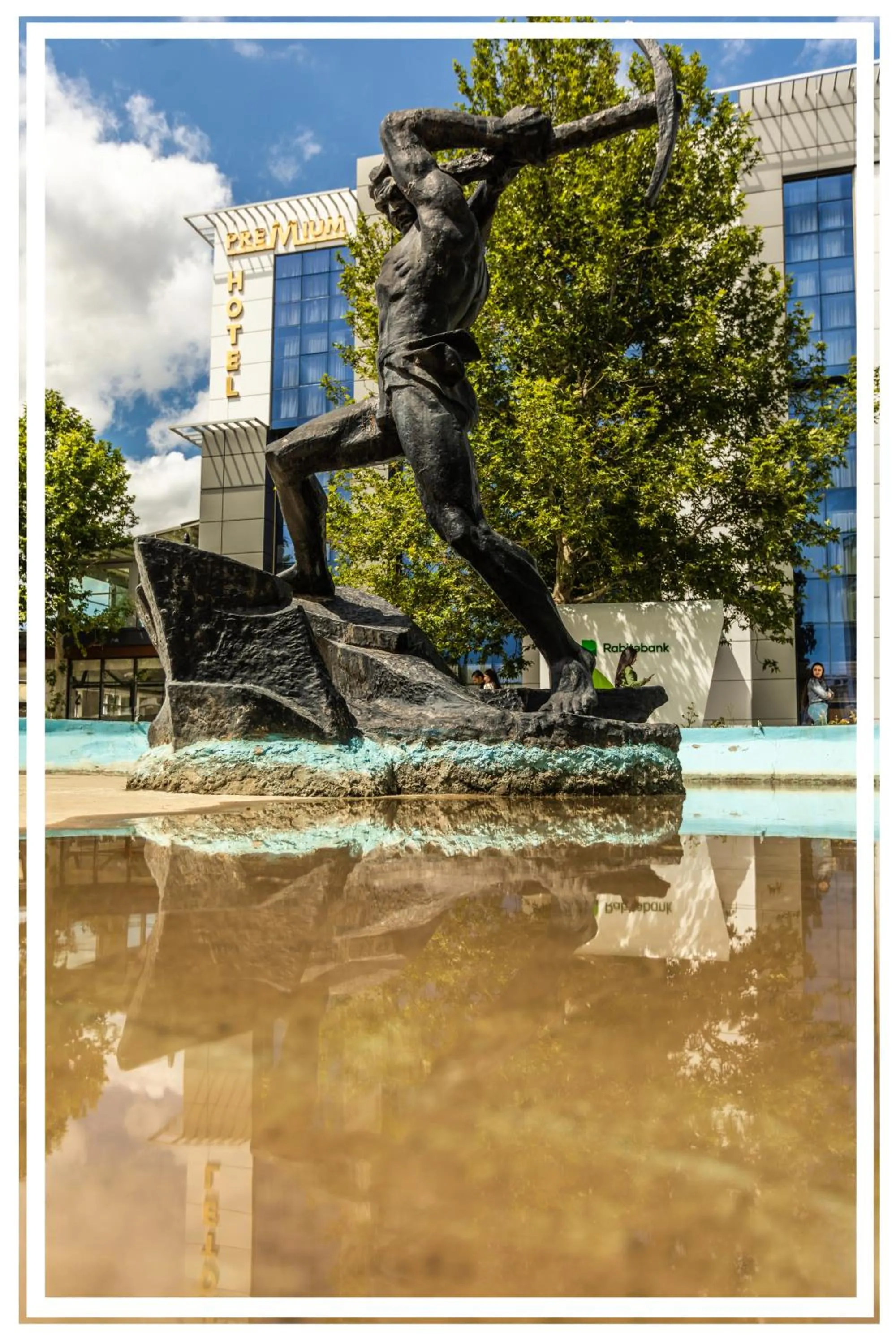 Property building in Premium Hotel Ganja