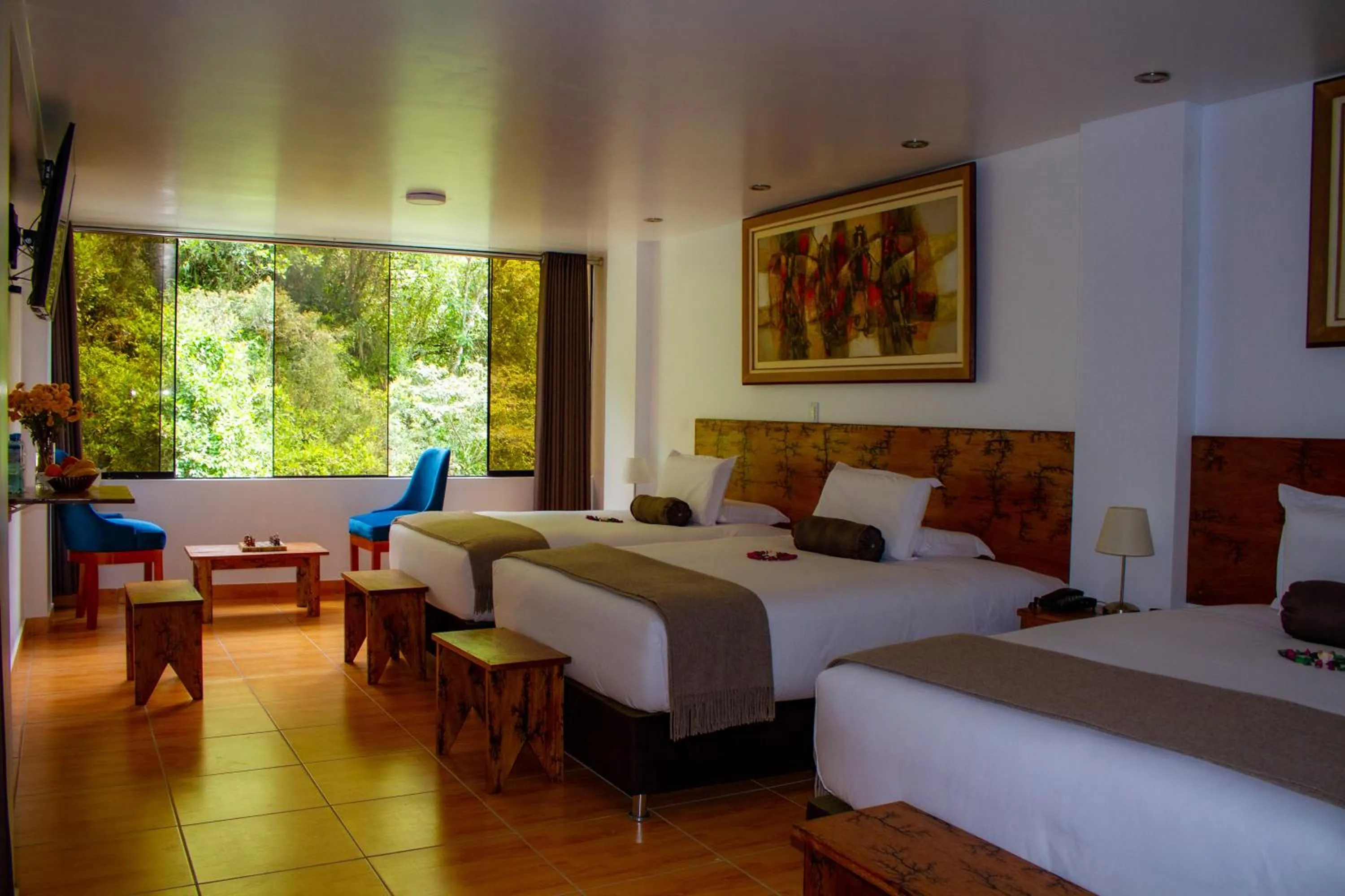 Photo of the whole room, Bed in Hotel Tara Machupicchu