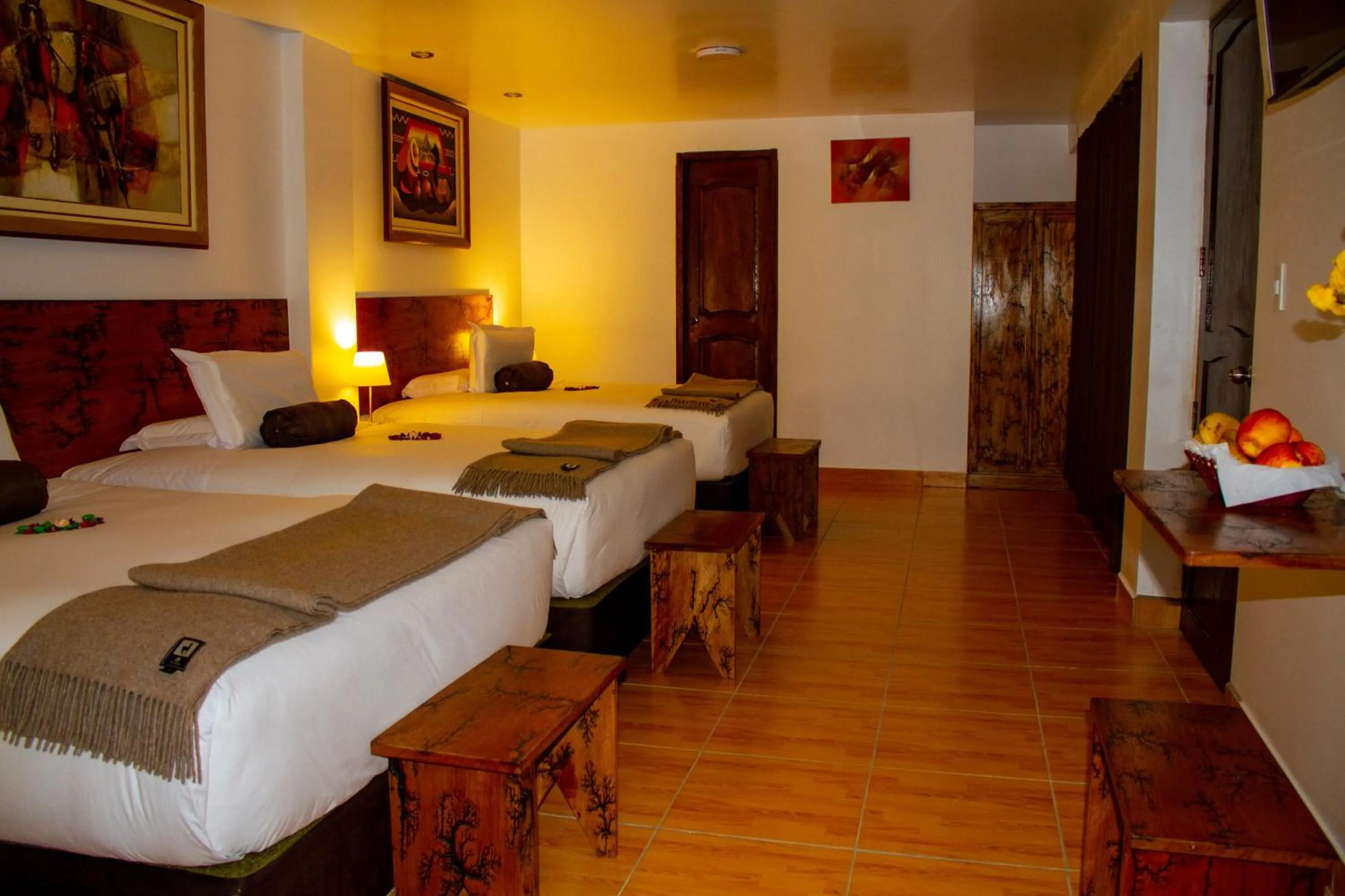 Photo of the whole room, Bed in Hotel Tara Machupicchu