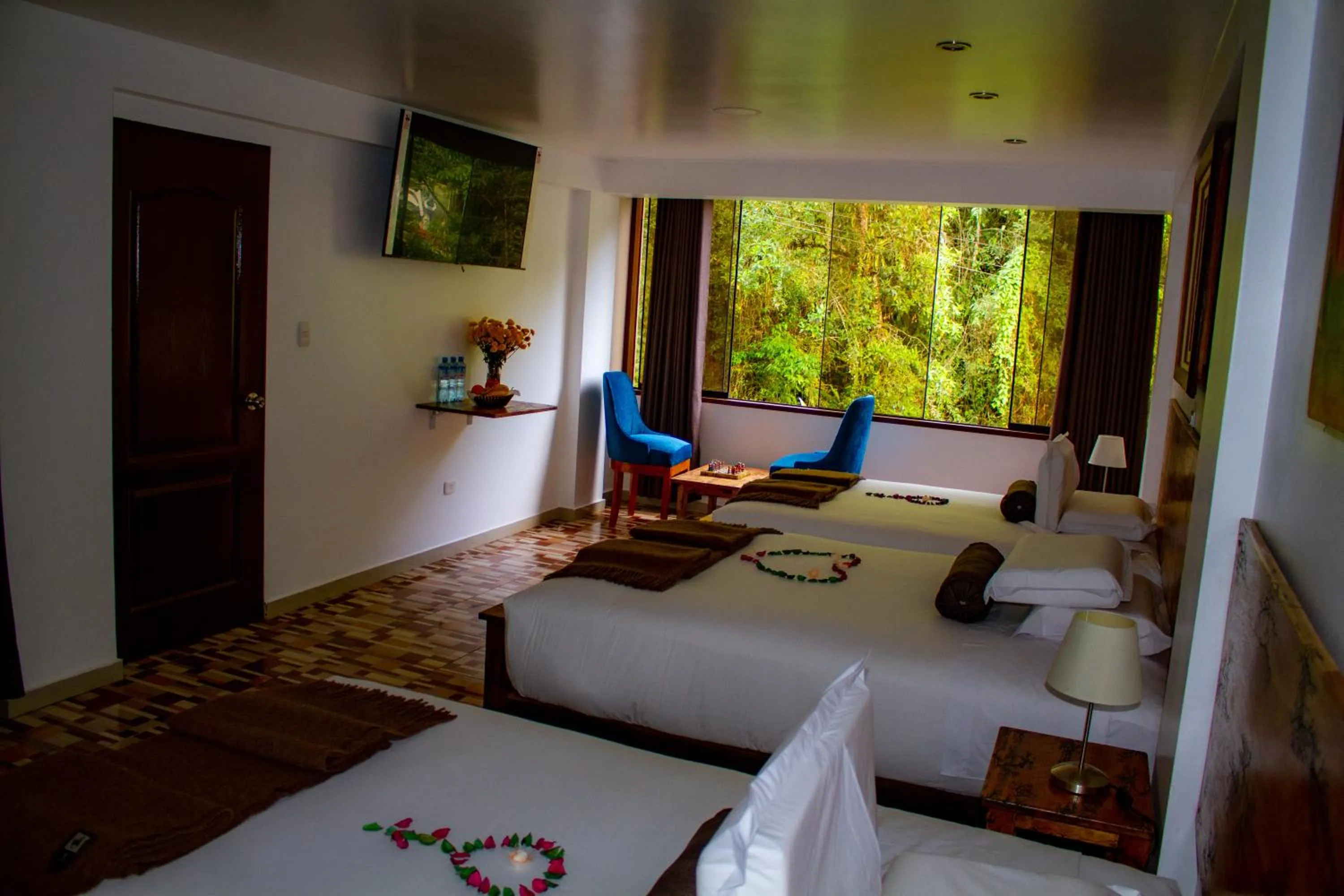 Bird's eye view, Bed in Hotel Tara Machupicchu