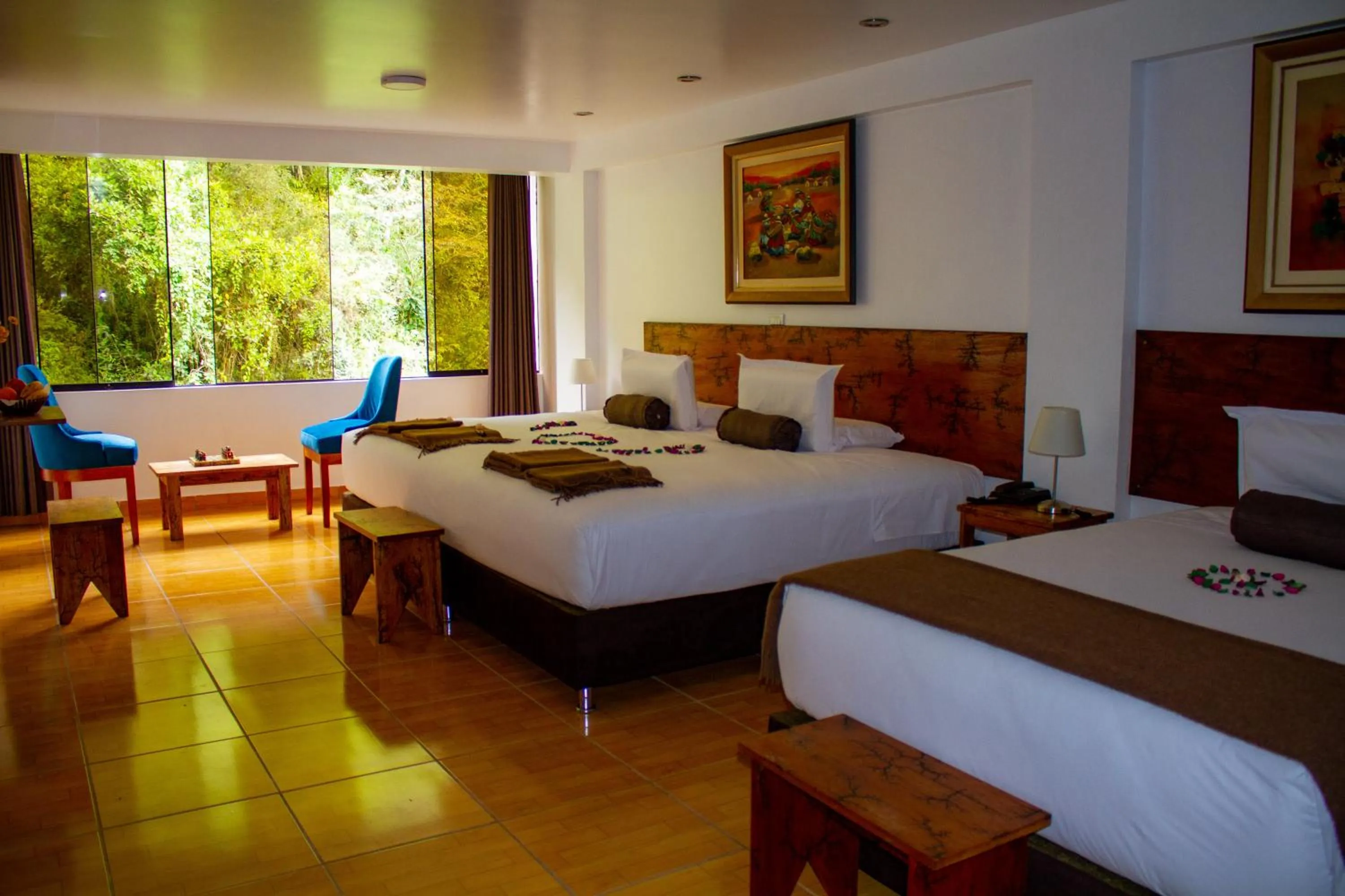 Photo of the whole room, Bed in Hotel Tara Machupicchu