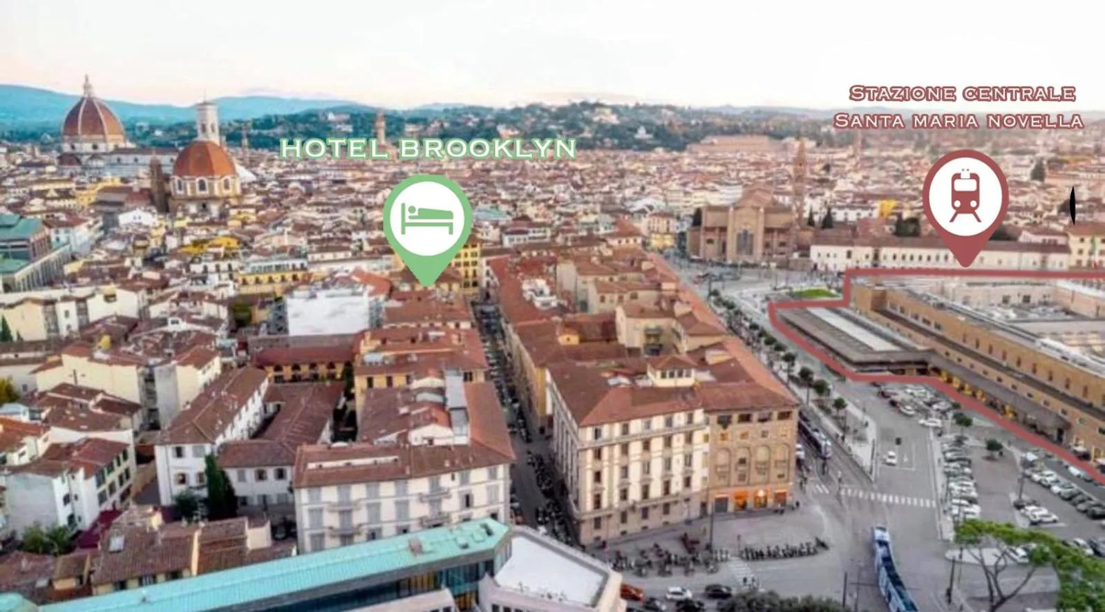 Bird's eye view in Hotel Brooklyn