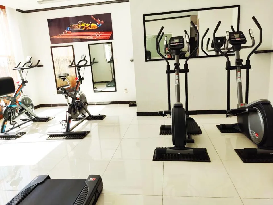 Fitness centre/facilities in Hotel Mary Celaya