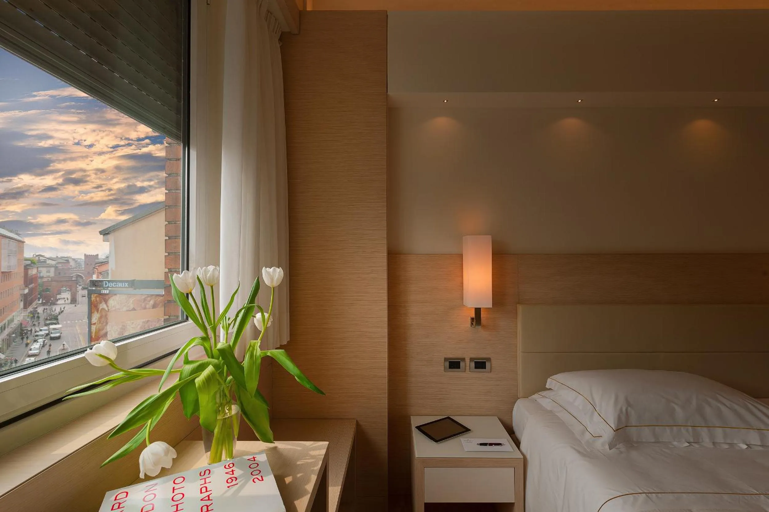 Decorative detail, Bed in Hotel Ariston