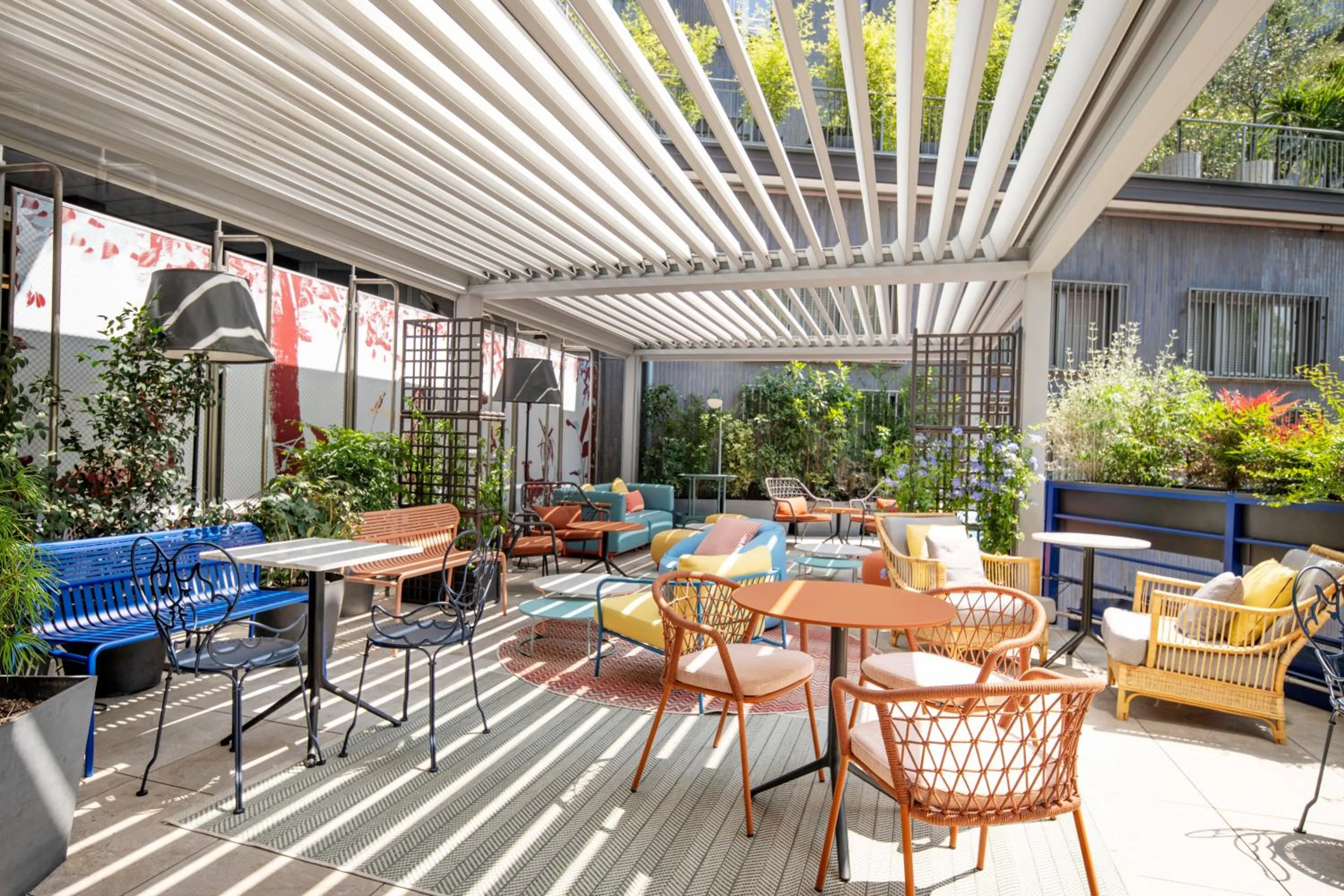 Garden view in Urban Hive Milano