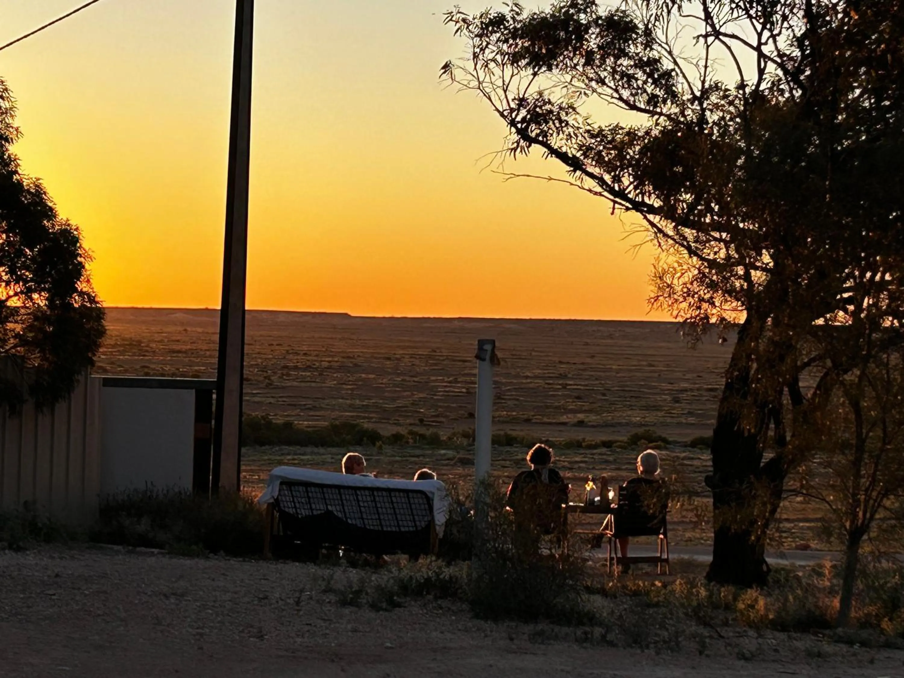 Sunset in Di's Dugouts