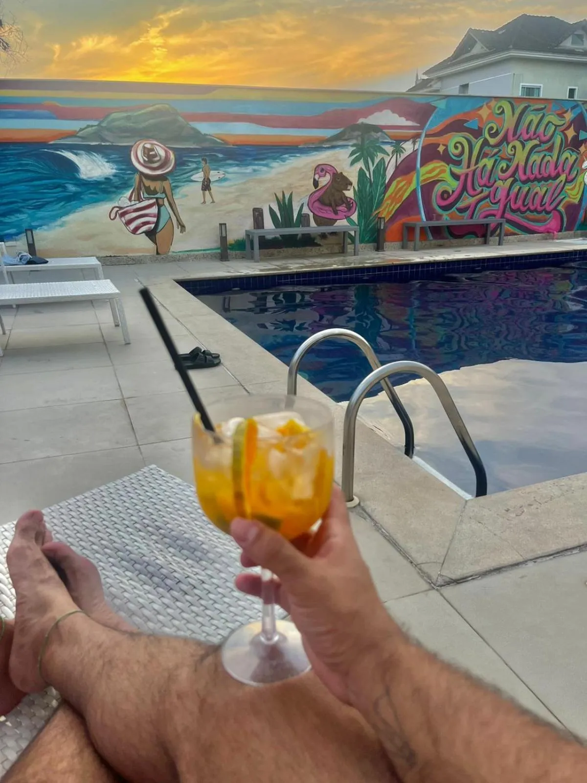 Pool view in ATH Hotel - Américas Townhouse