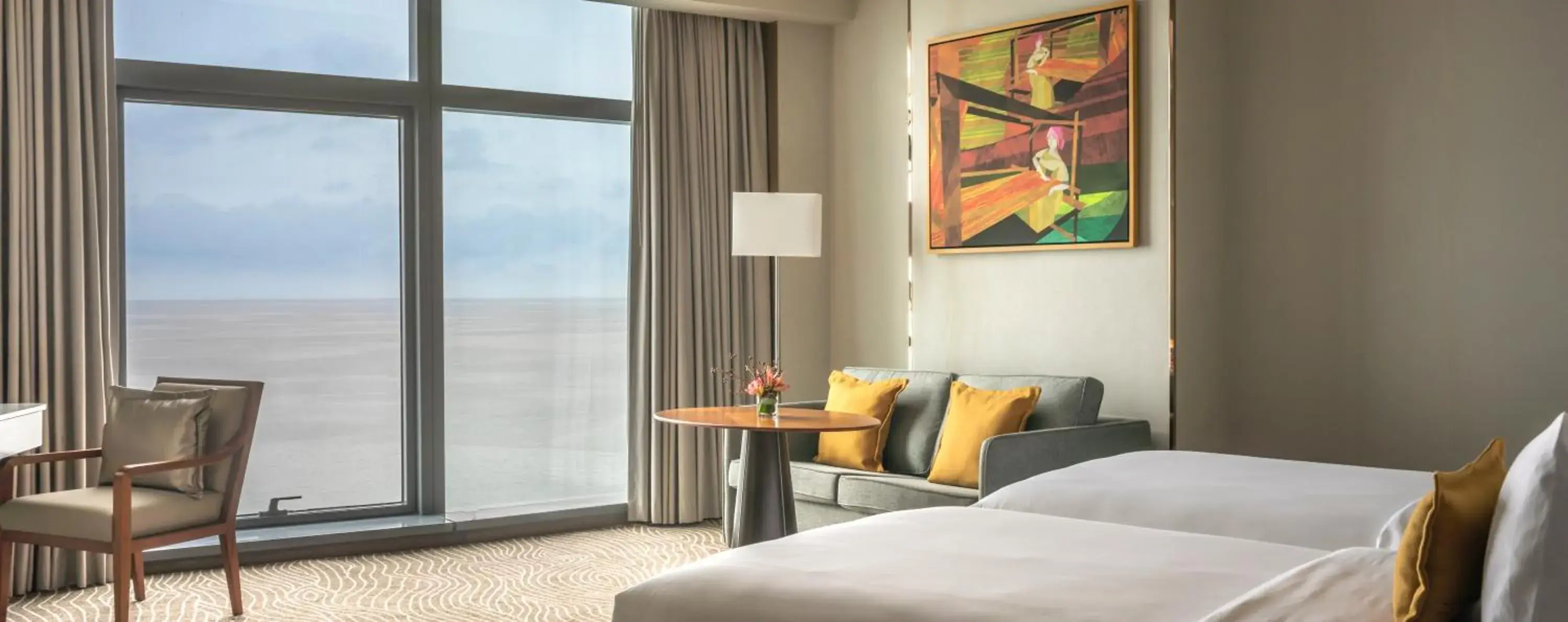 Premier Deluxe Twin Room in Fili Hotel at Nustar Cebu Premier Deluxe Twin Room in Fili Hotel at Nustar Cebu