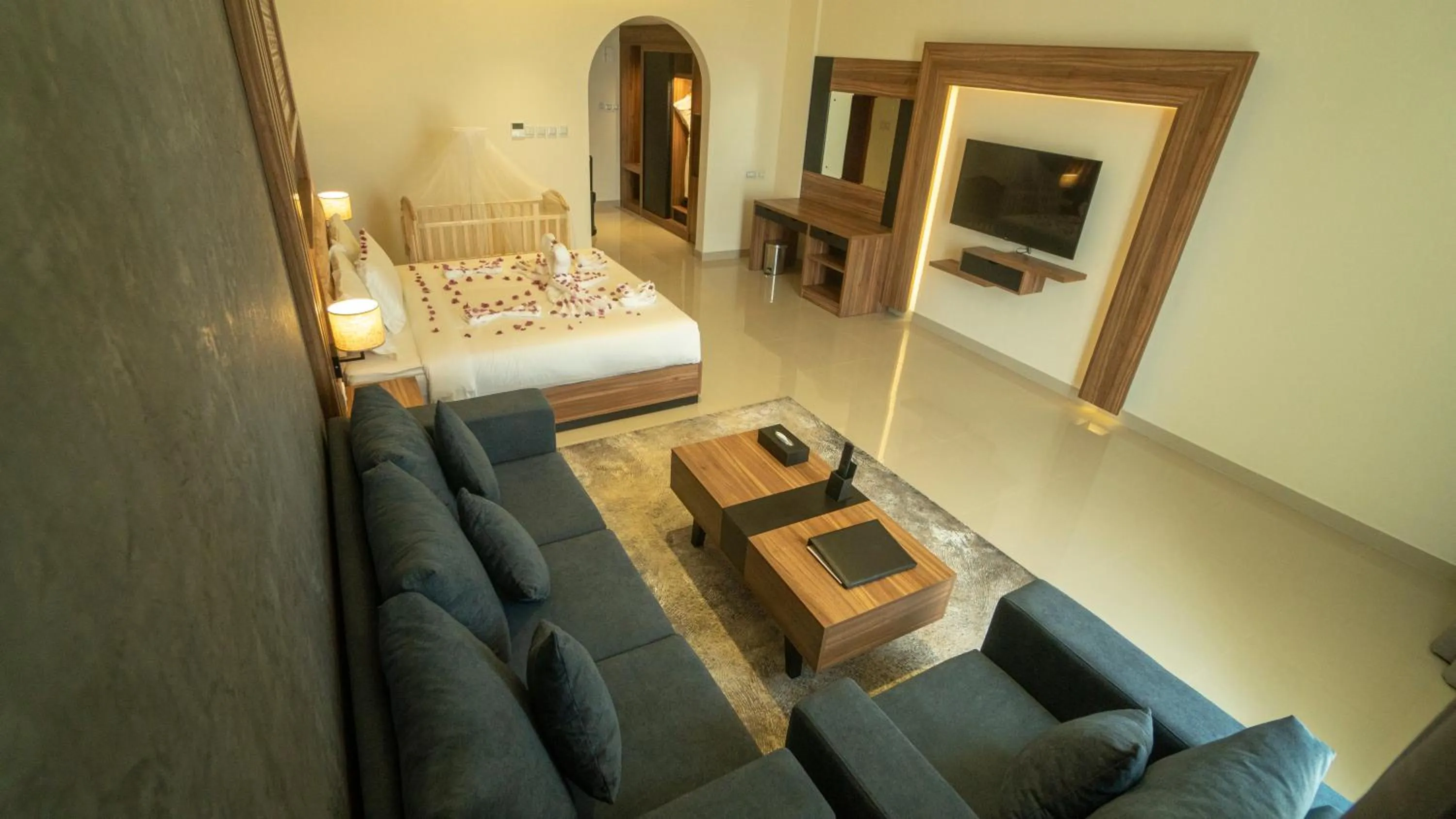 Bed in The Plaza Hotel & Resort