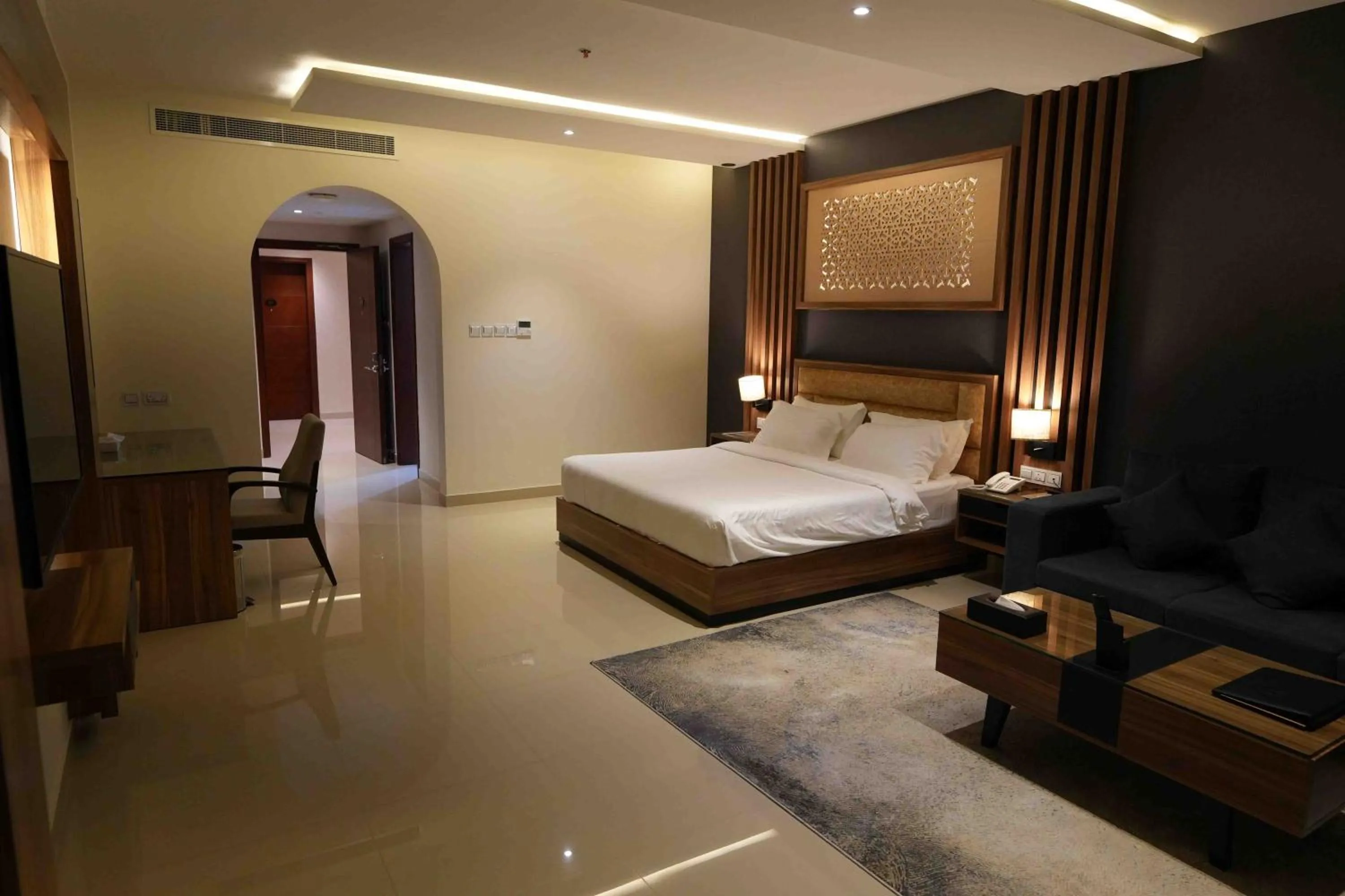 Bed in The Plaza Hotel & Resort