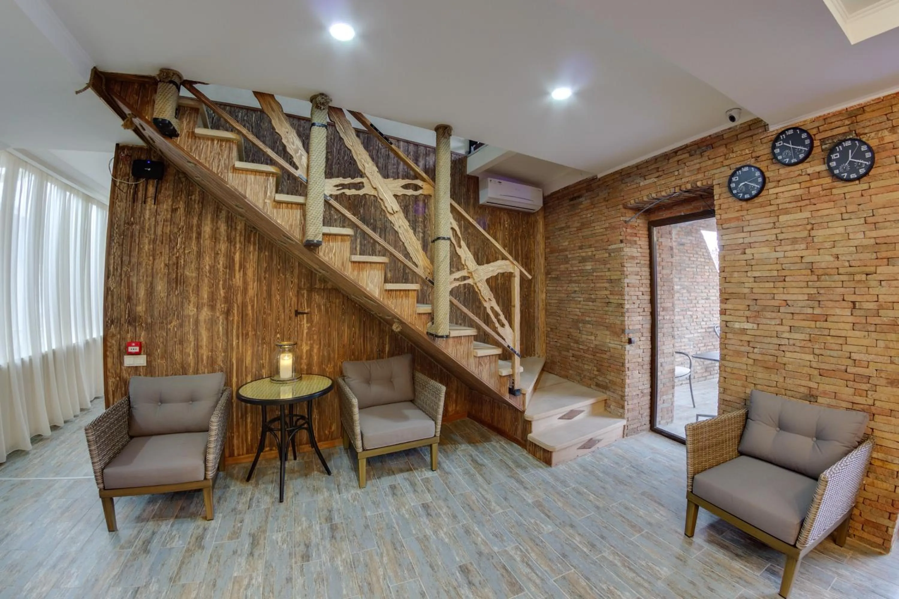 Seating area in Sina Hotel