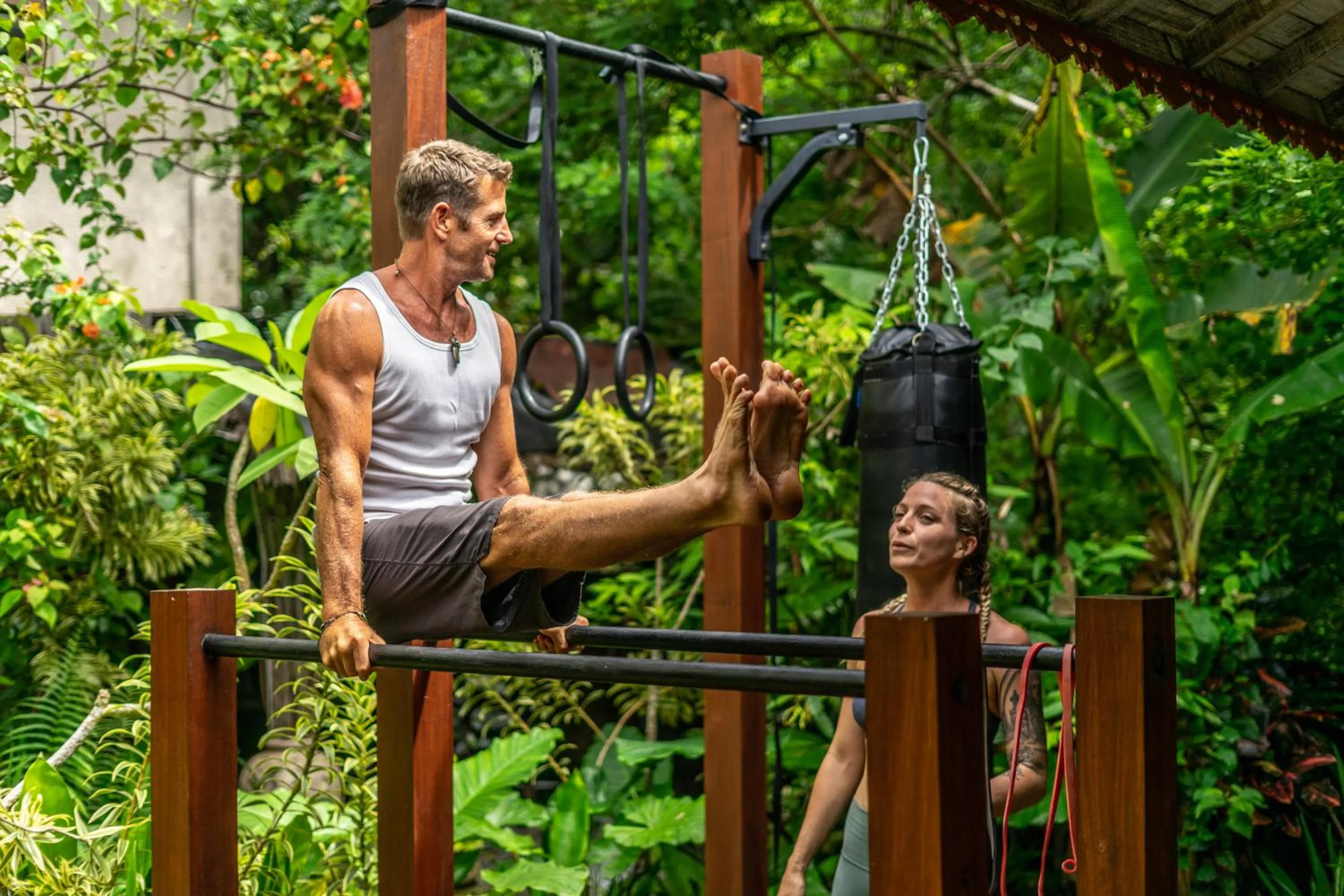 Fitness centre/facilities in Uluwatu Yoga Resort