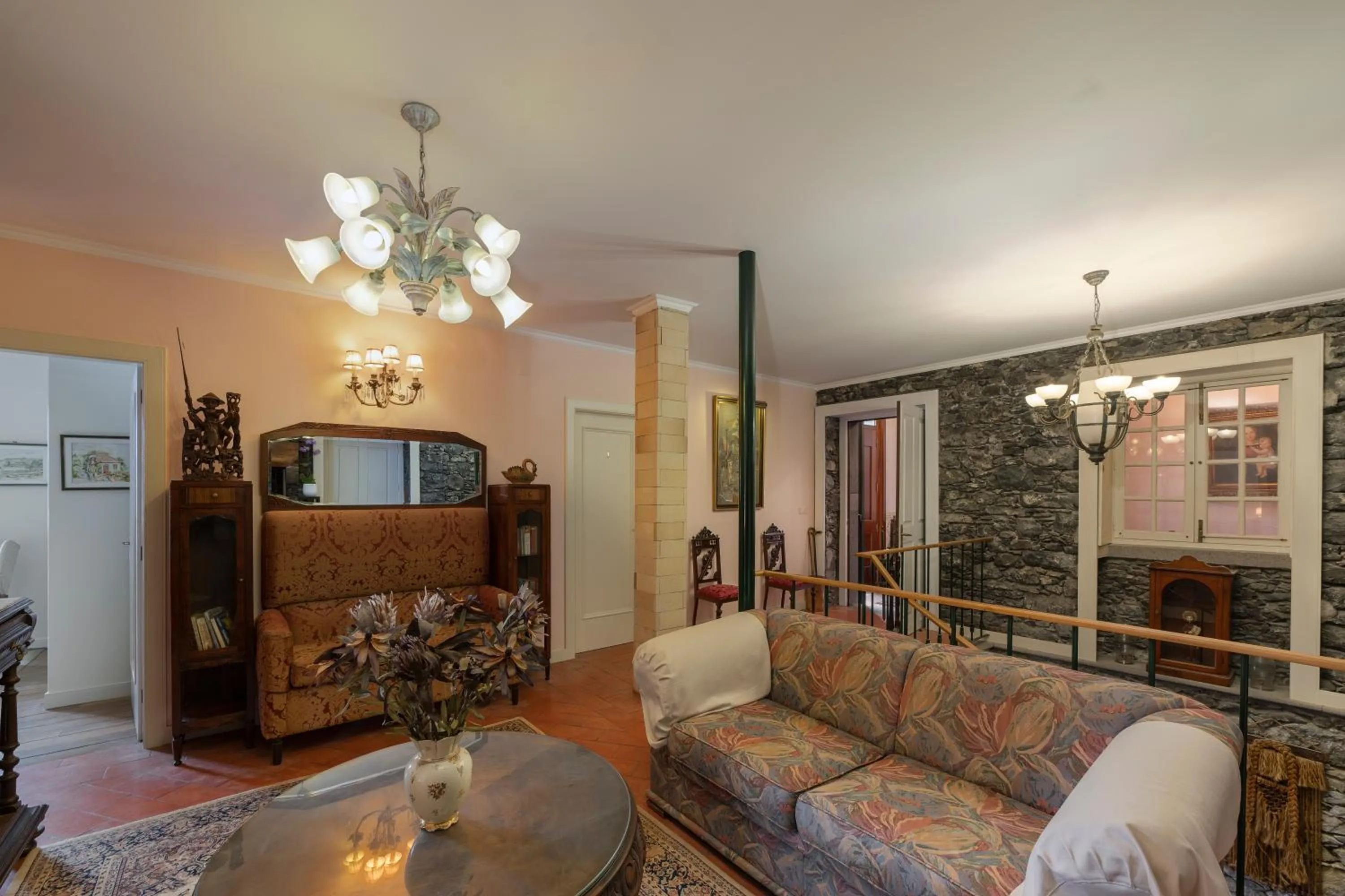 Seating area in Casa Das Videiras