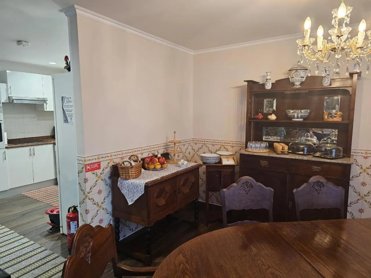 Kitchen or kitchenette in Casa Das Videiras