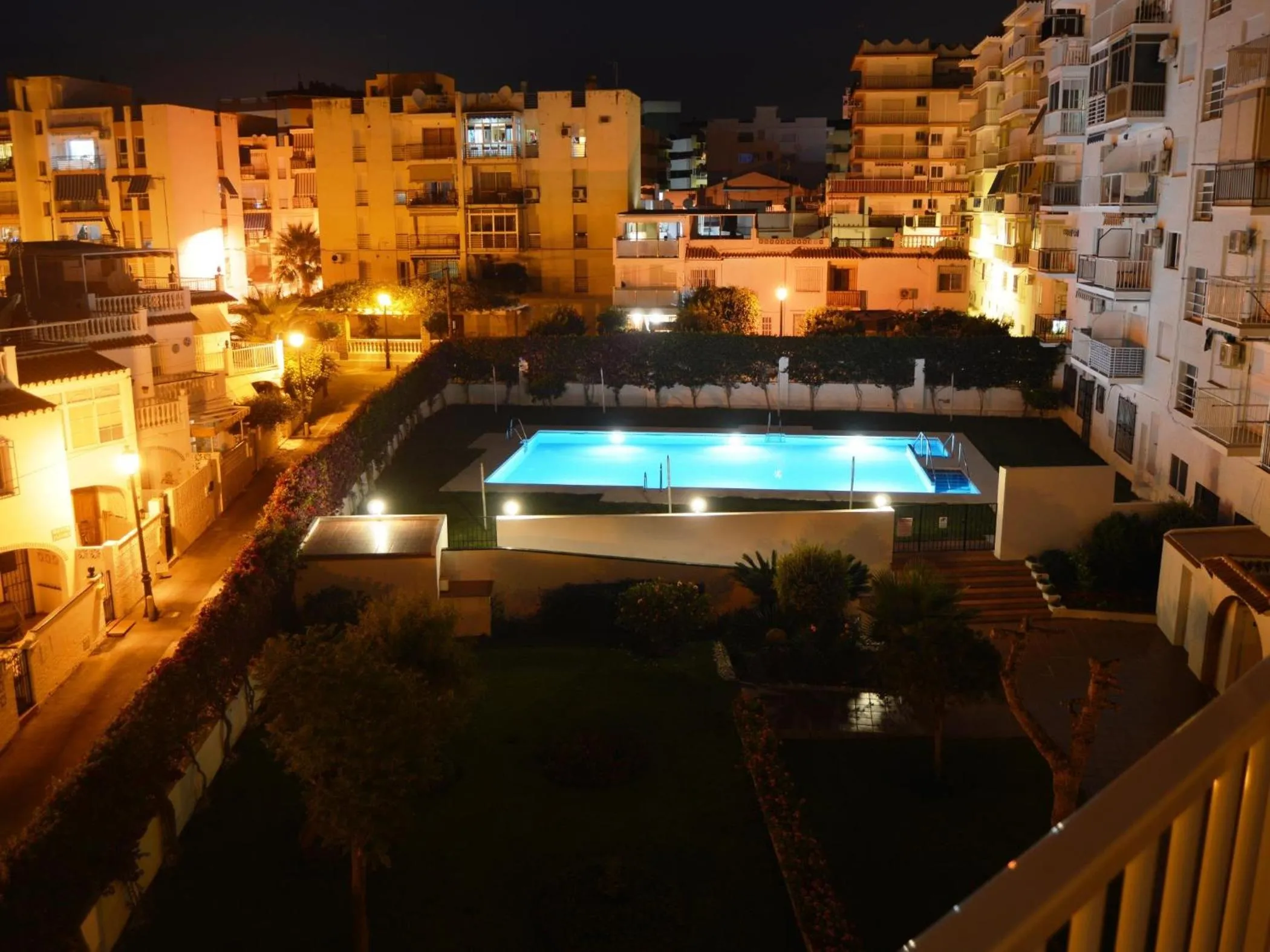 Pool view in Nerja Sun Apartments Delfín Torrecilla