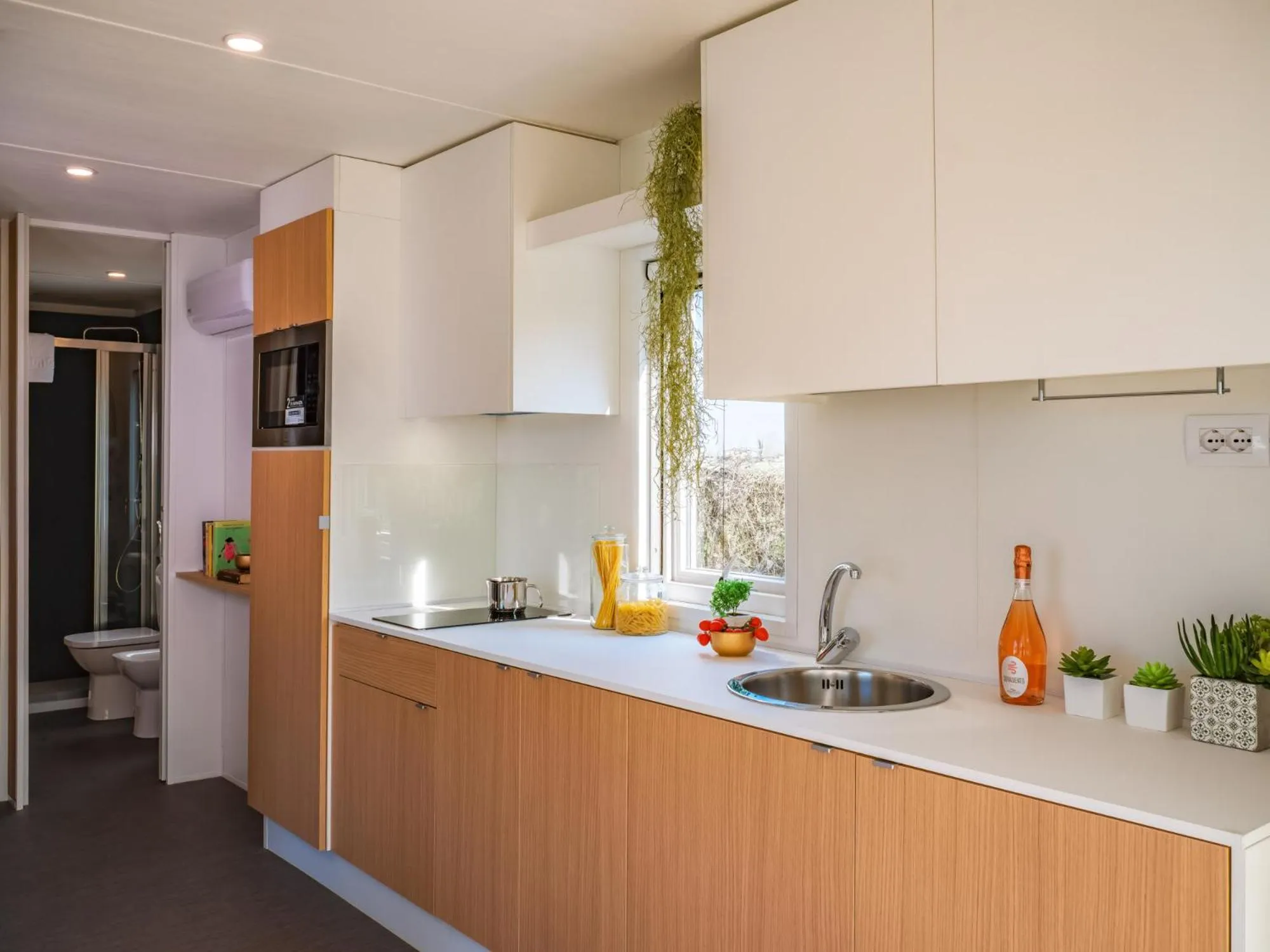 Kitchen or kitchenette in Club del Sole Centro Turistico Città di Bologna