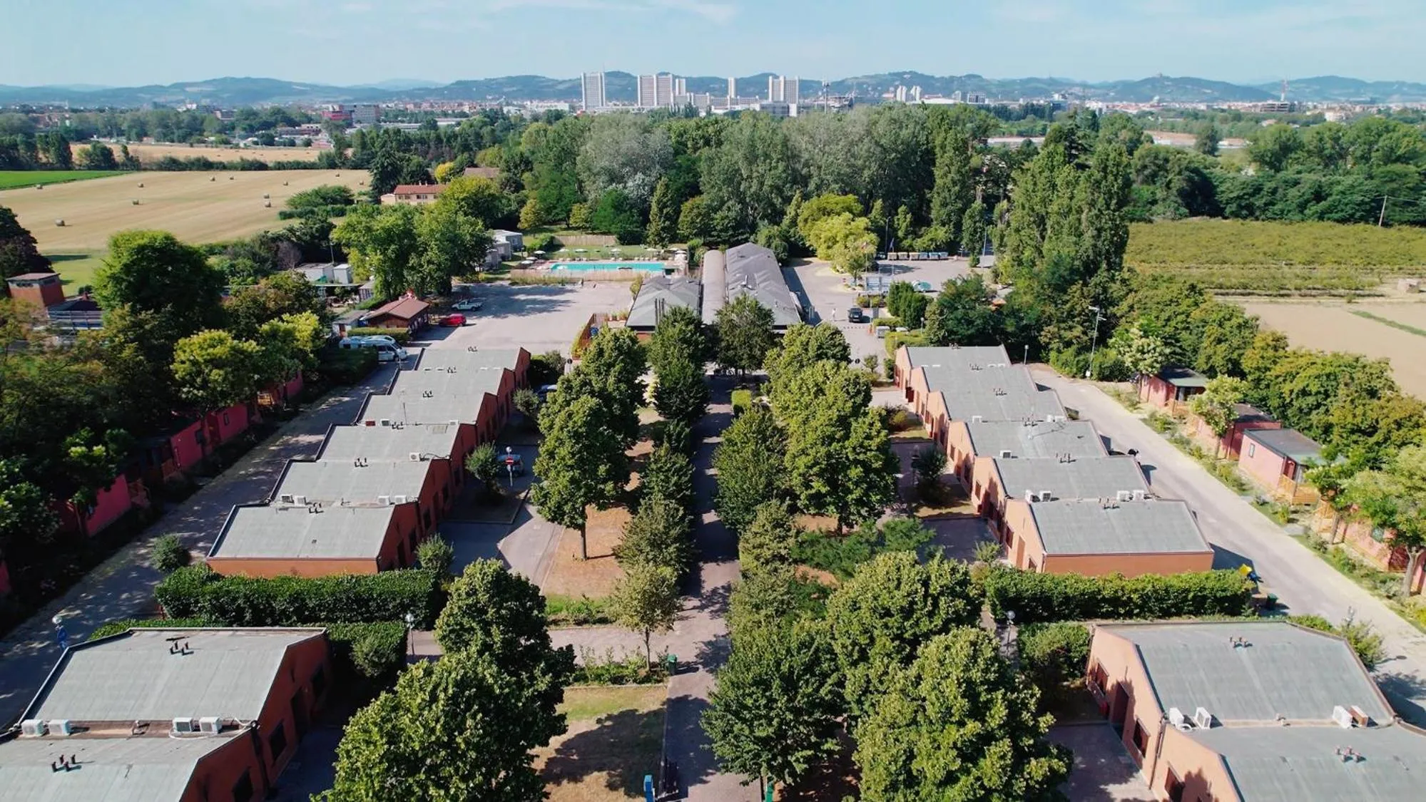 Street view in Club del Sole Bologna Easy Camping Village