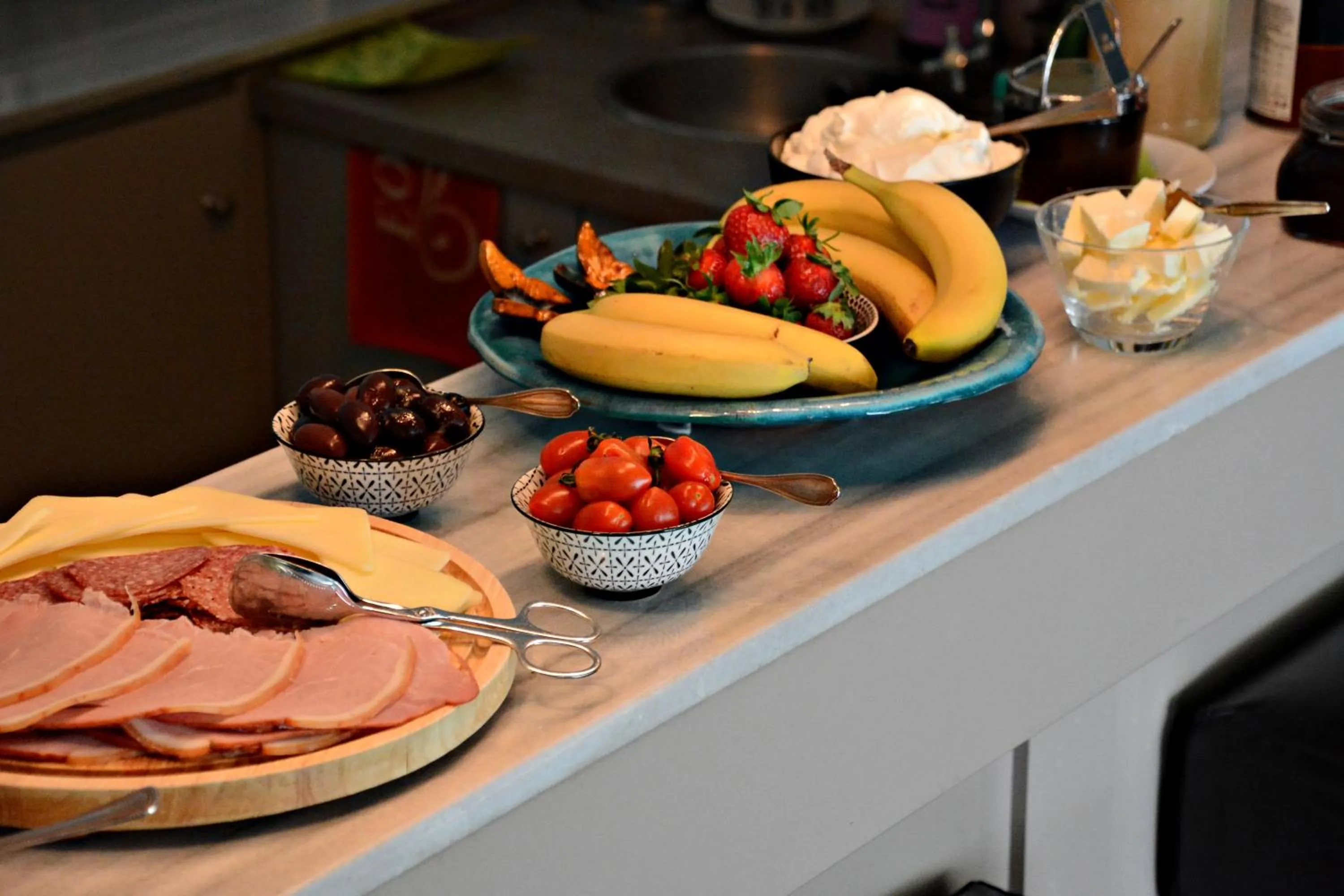 Breakfast in Guesthouse Vissinokipos - Biker Friendly - Motorradhotel