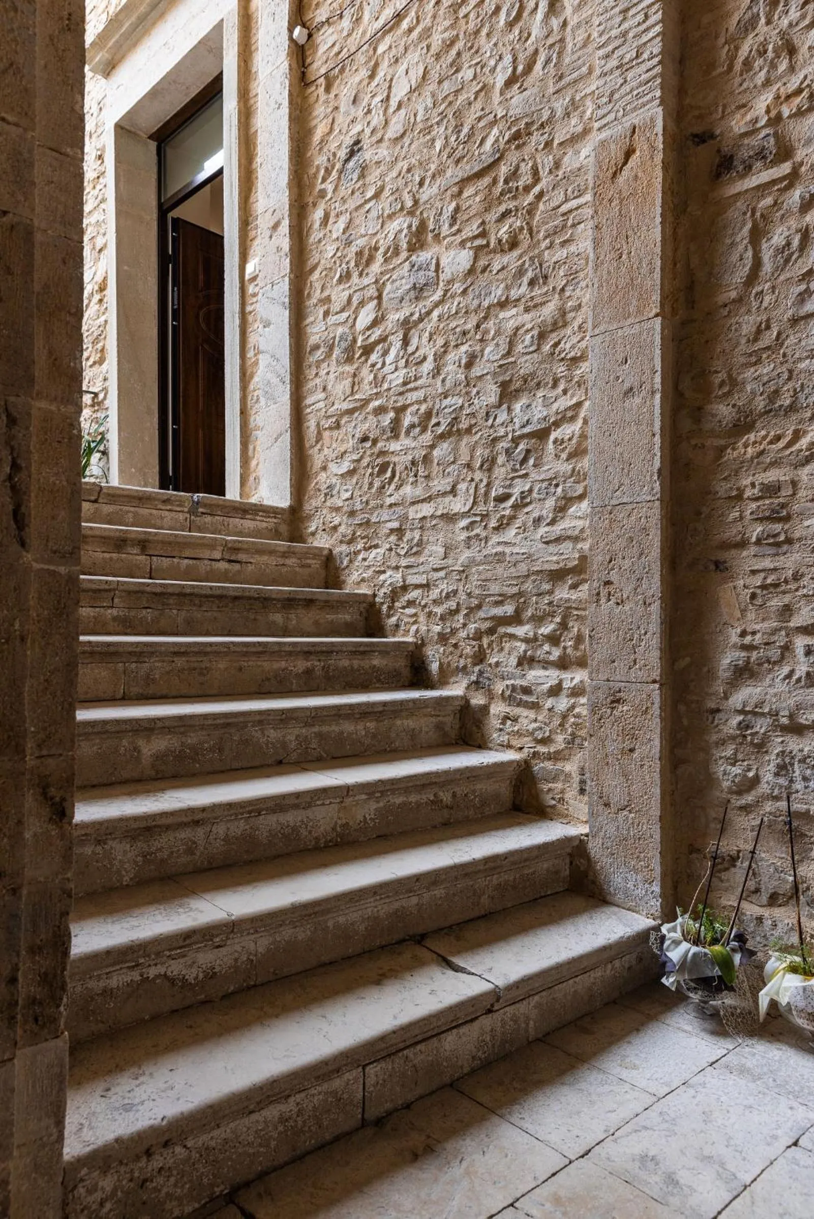 Inner courtyard view in AGORA' Castelnuovo della Daunia
