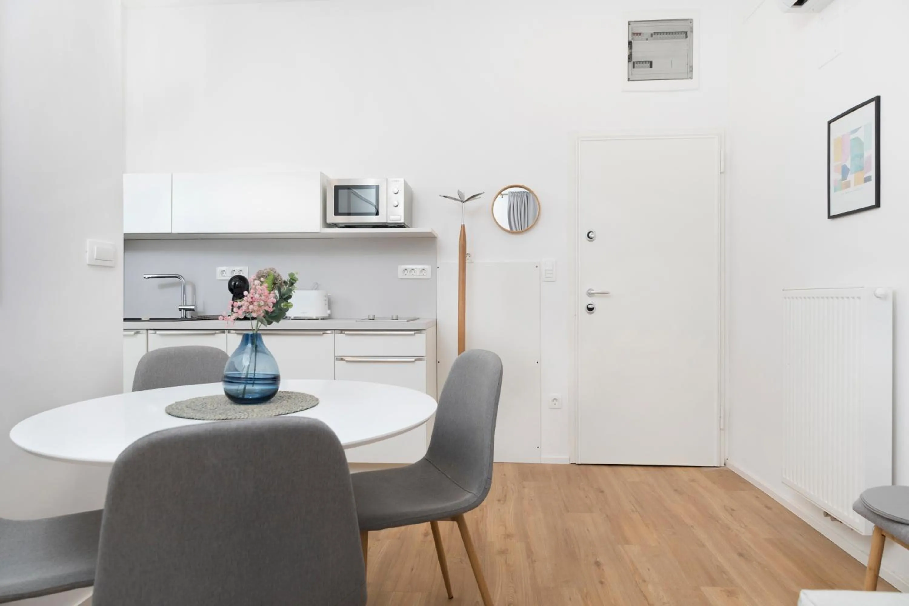 Kitchen or kitchenette in Cozy apartments