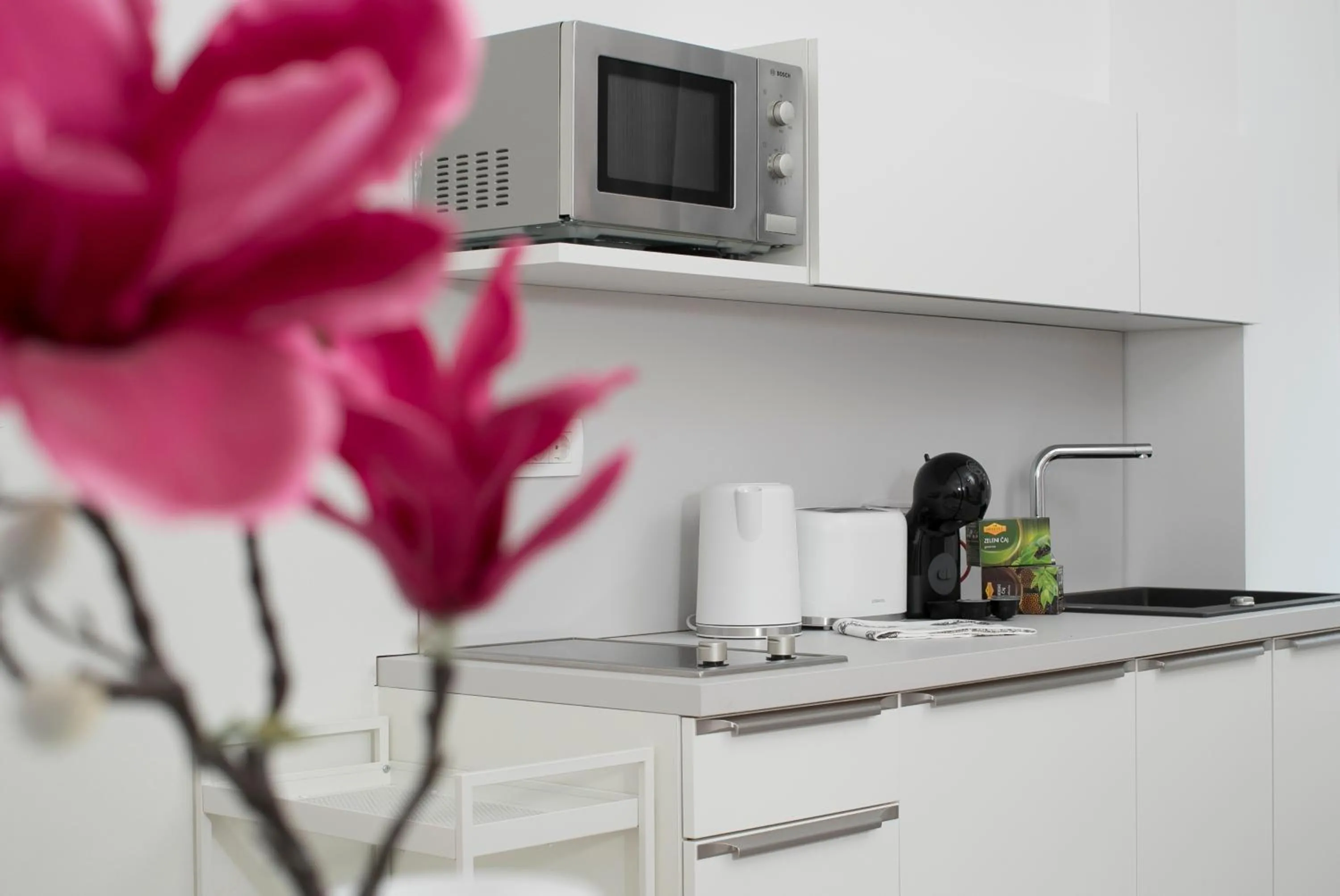 Kitchen or kitchenette in Cozy apartments