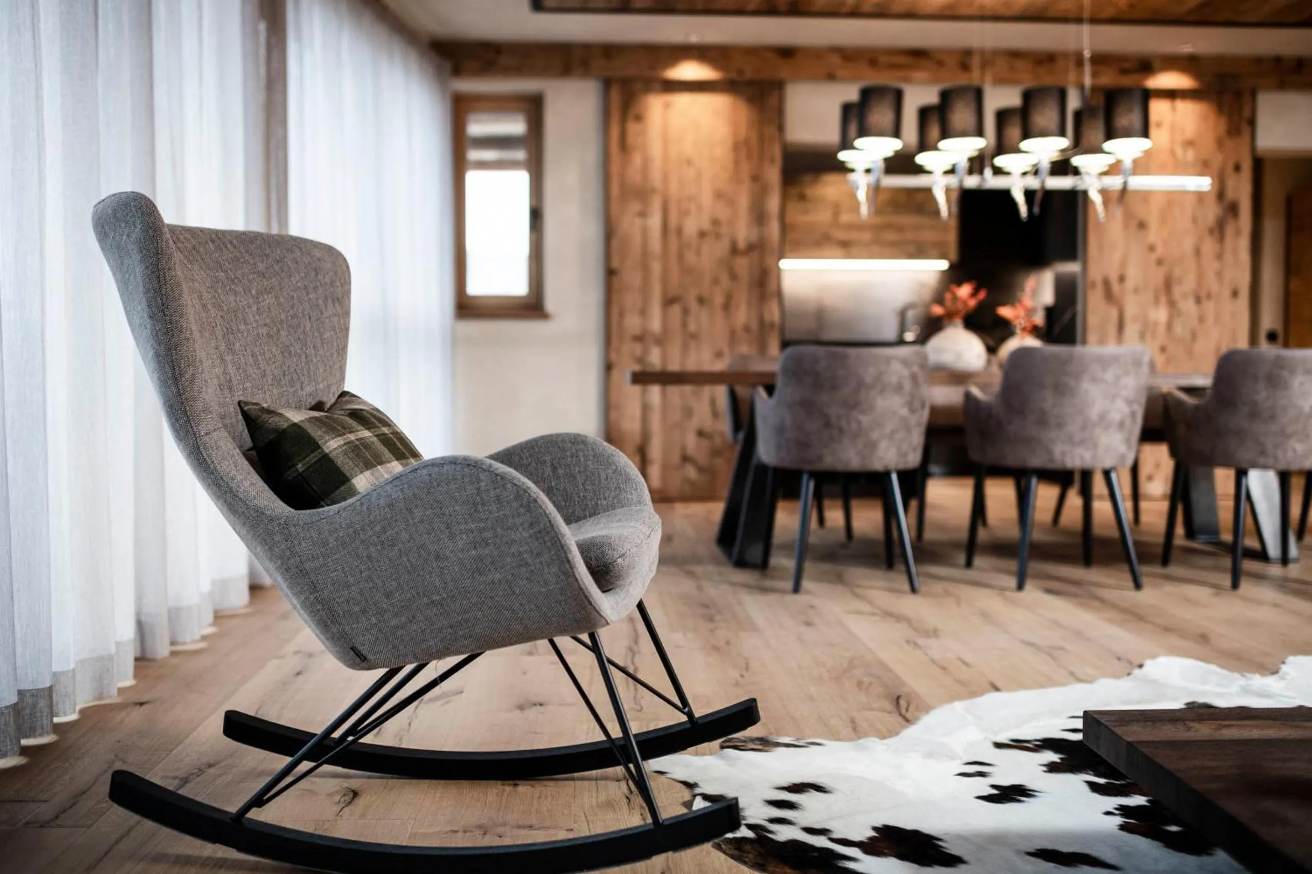 Living room in LaMonte Luxury Apartments