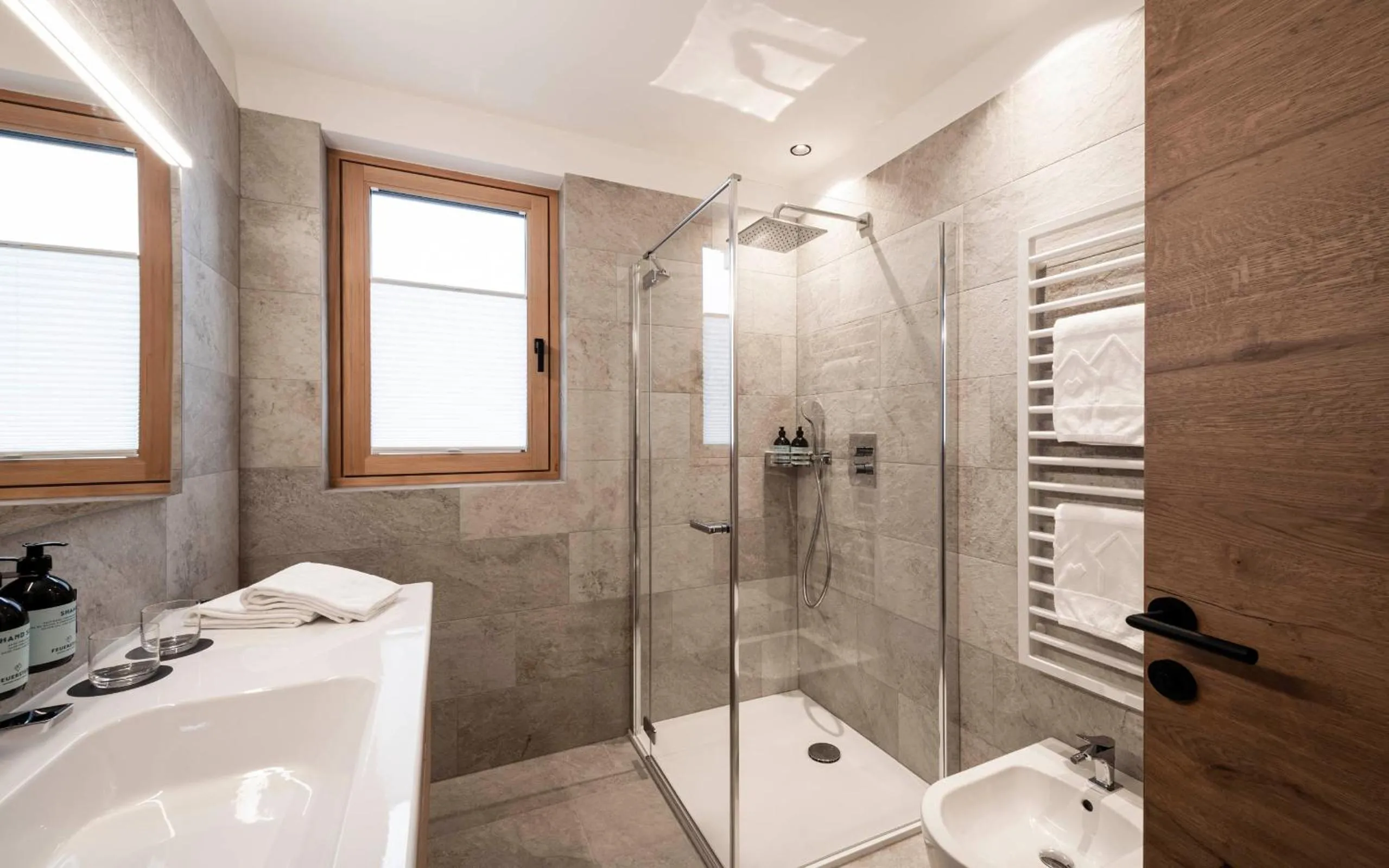 Bathroom in LaMonte Luxury Apartments