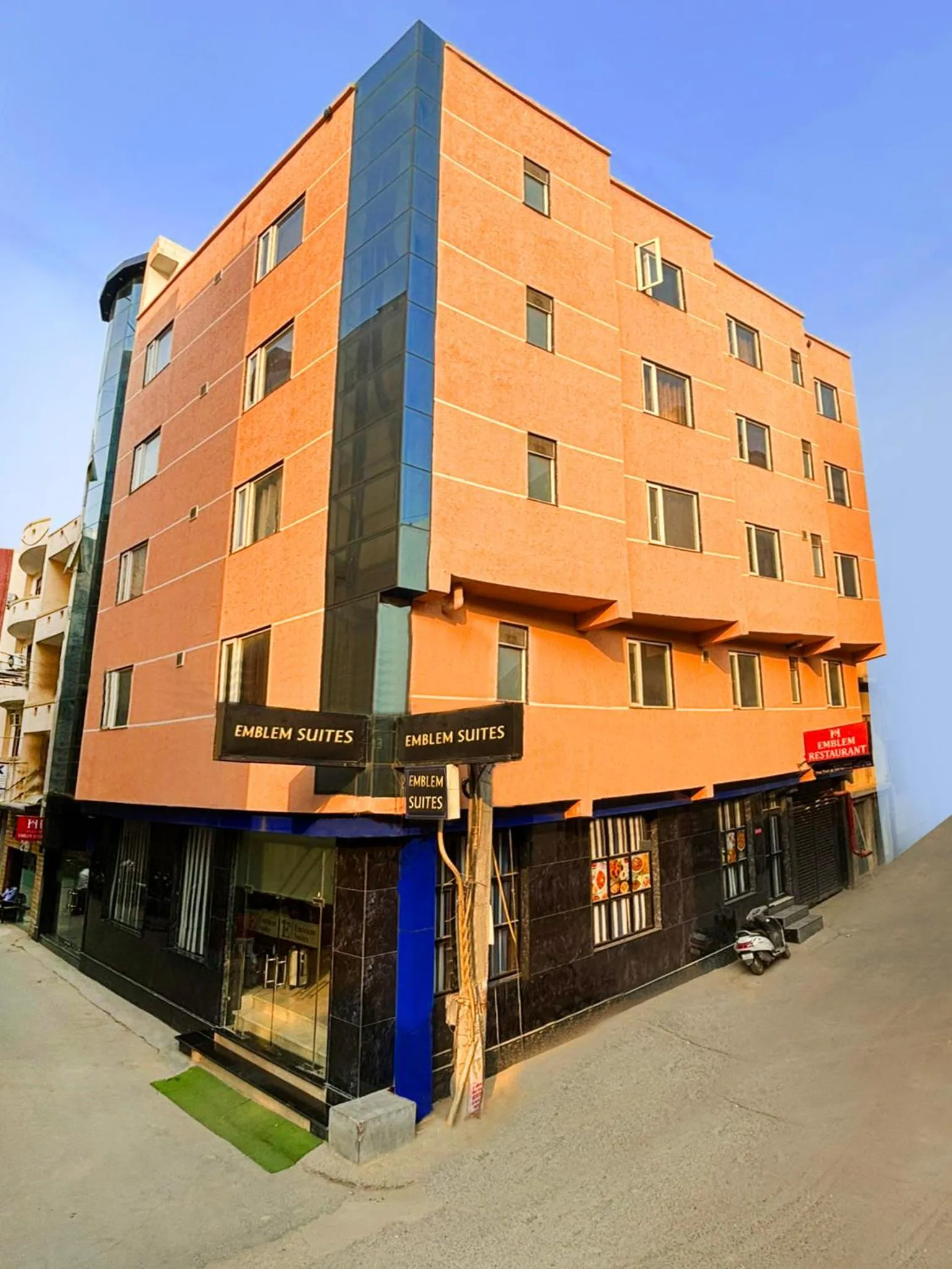 Property building in Hotel Emblem Suites Delhi Airport - Free Airport Pickup or Drop