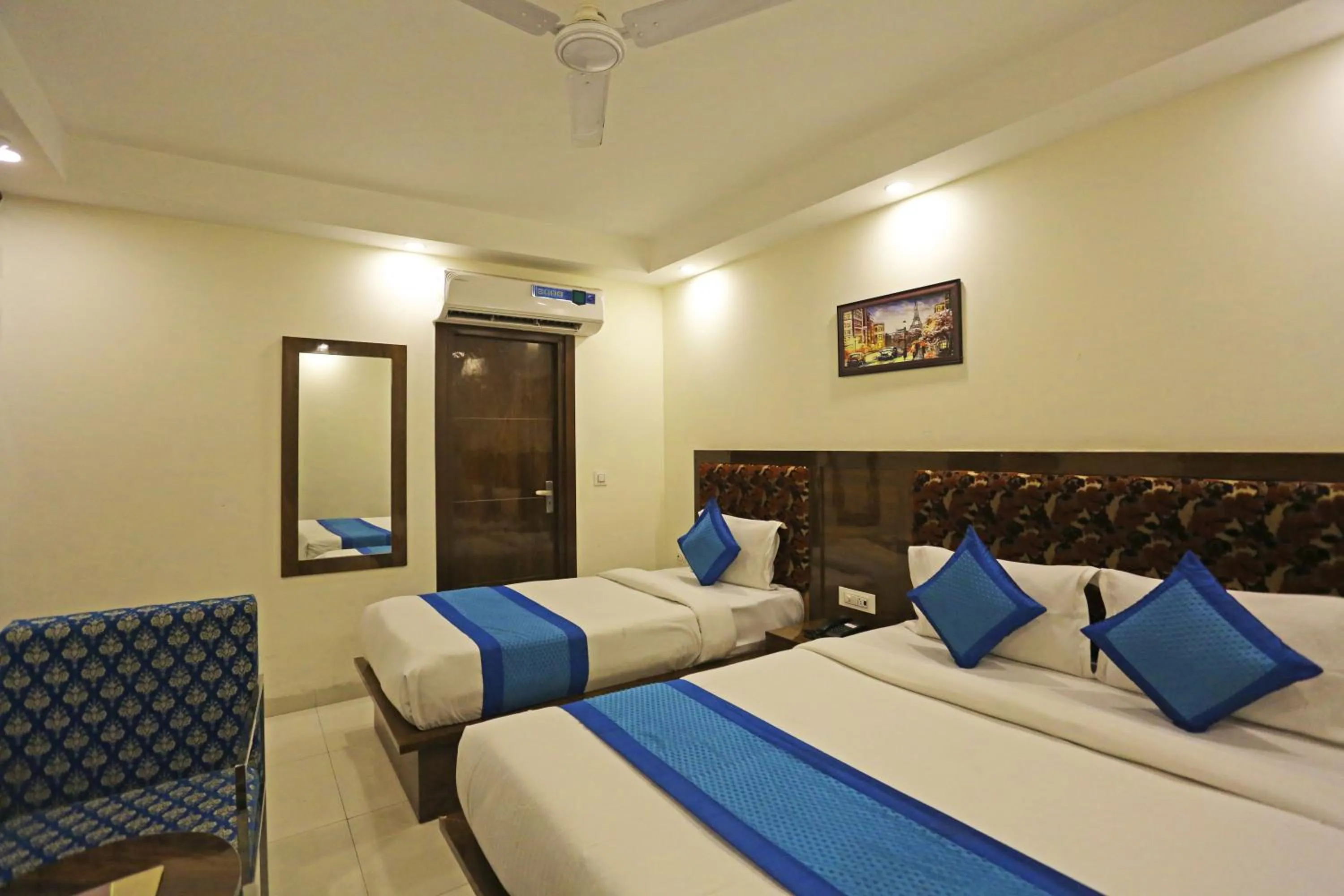 Bedroom, Bed in Hotel Emblem Suites Delhi Airport - Free Airport Pickup or Drop