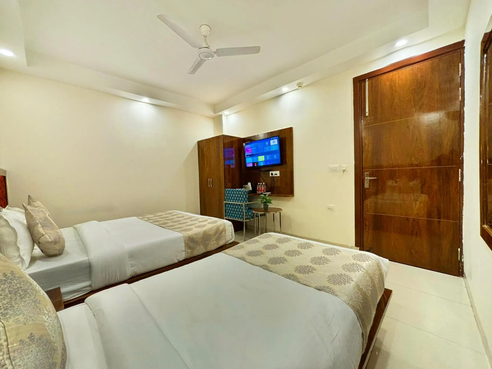 Bed in Hotel Emblem Suites Delhi Airport - Free Airport Pickup or Drop
