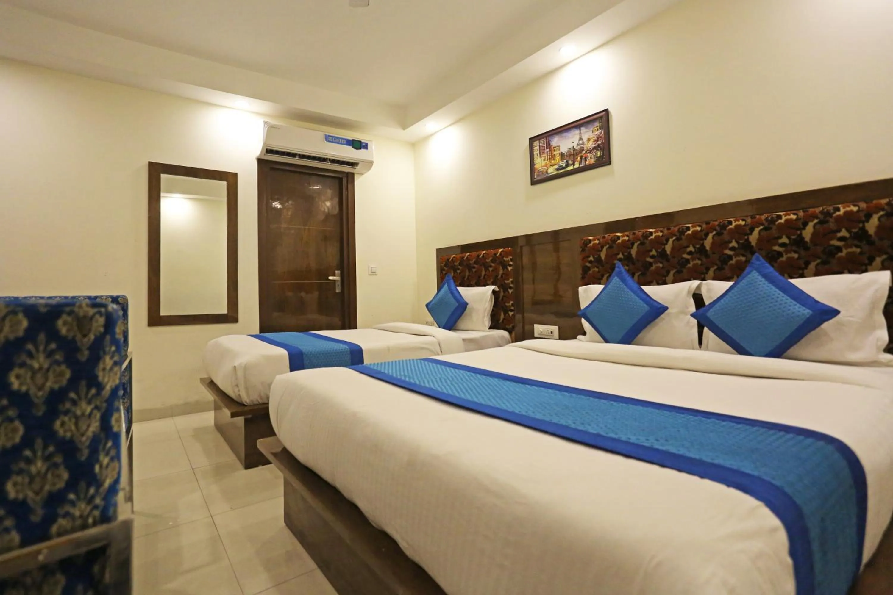 Bed in Hotel Emblem Suites Delhi Airport - Free Airport Pickup or Drop