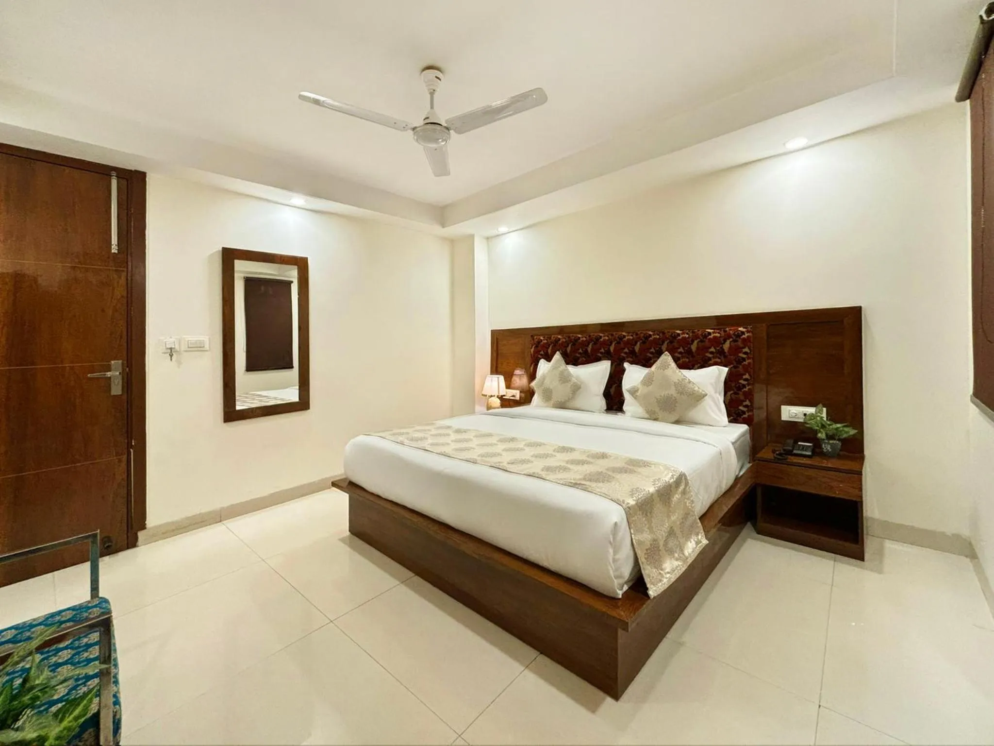 Bedroom, Bed in Hotel Emblem Suites Delhi Airport - Free Airport Pickup or Drop