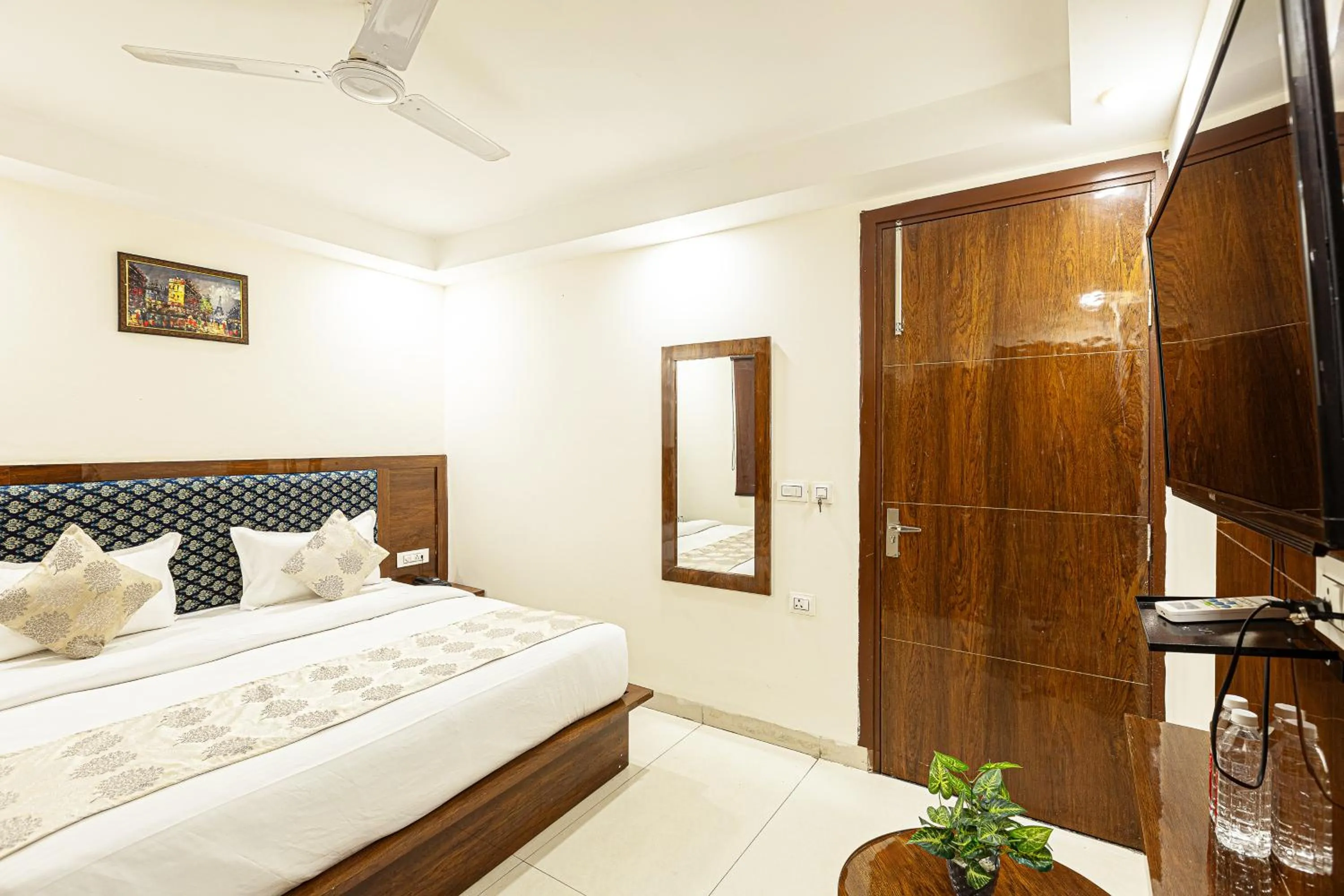 Bed in Hotel Emblem Suites Delhi Airport - Free Airport Pickup or Drop