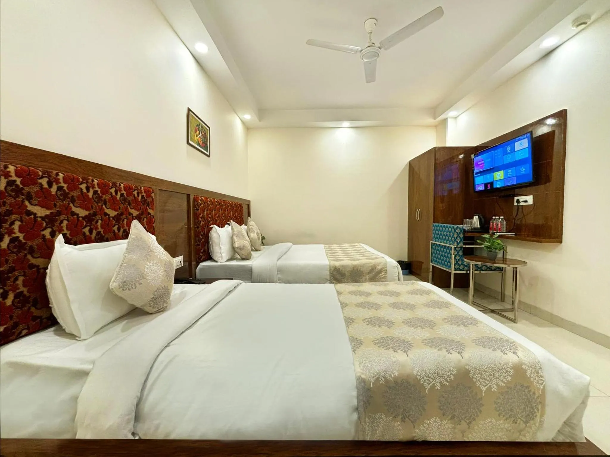 Bed in Hotel Emblem Suites Delhi Airport - Free Airport Pickup or Drop