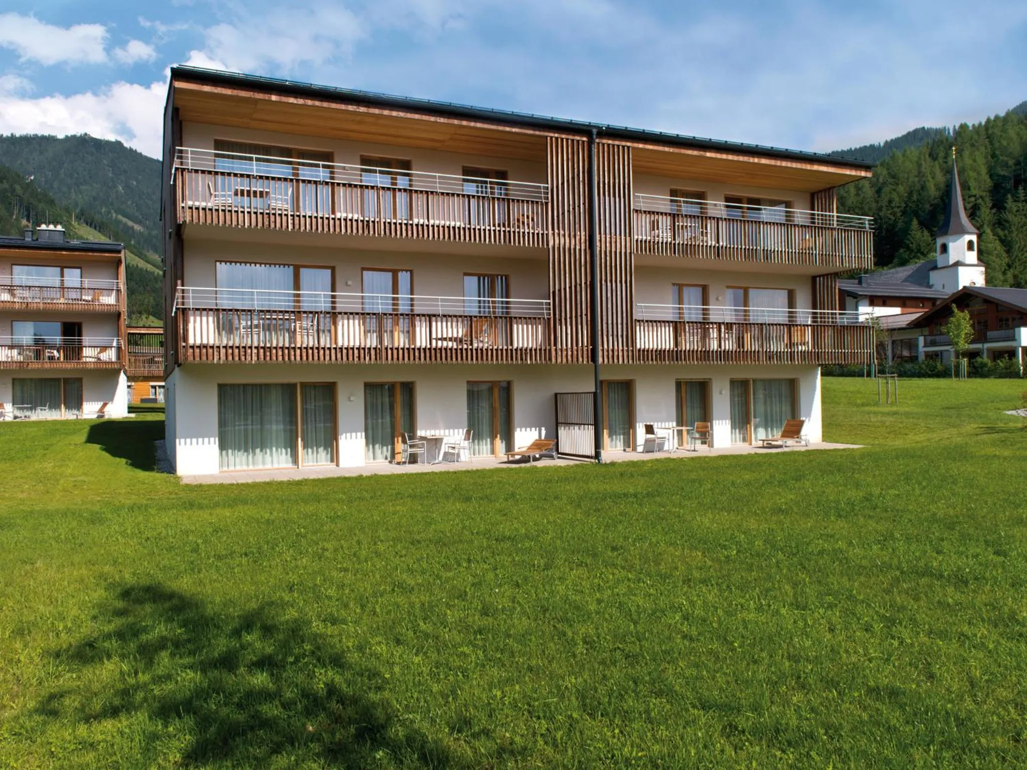 Facade/entrance in Ferienwohnungen am aja Bergresort Werfenweng