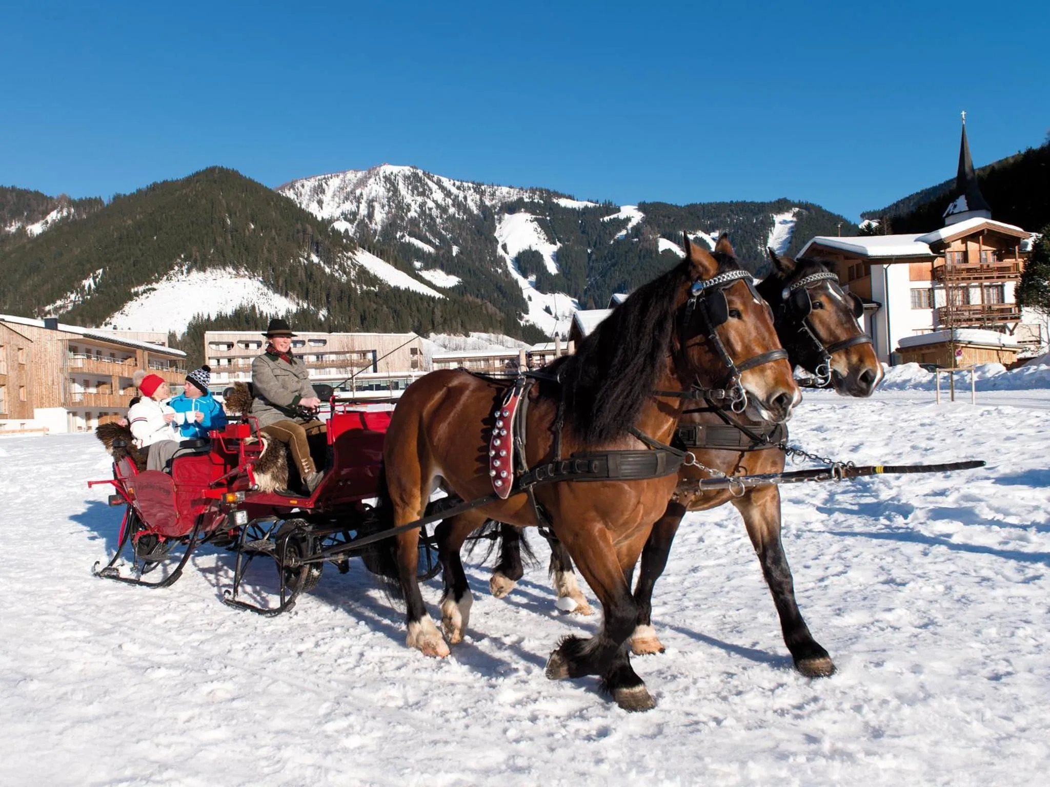 Area and facilities in Ferienwohnungen am aja Bergresort Werfenweng
