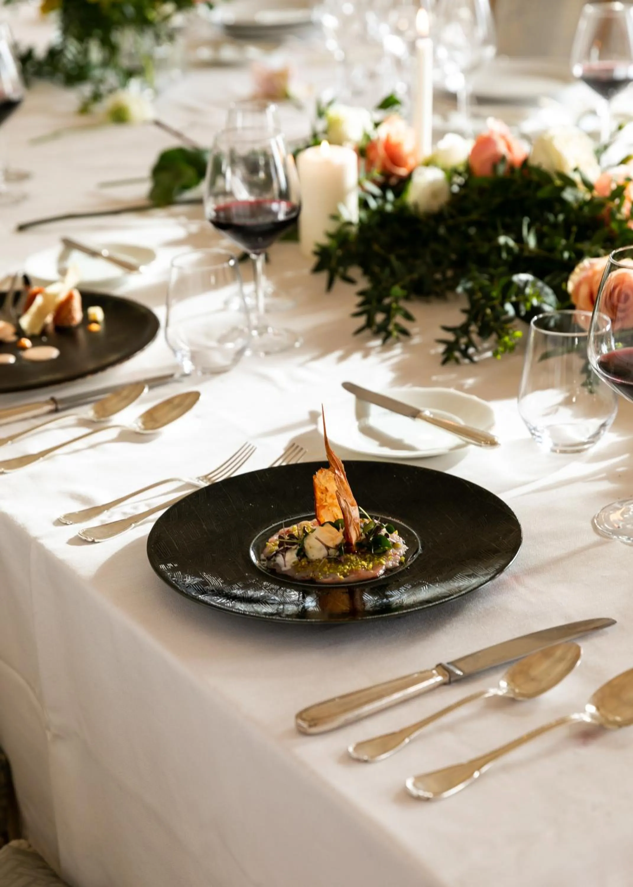 Dinner in Relais La Corte dei Papi