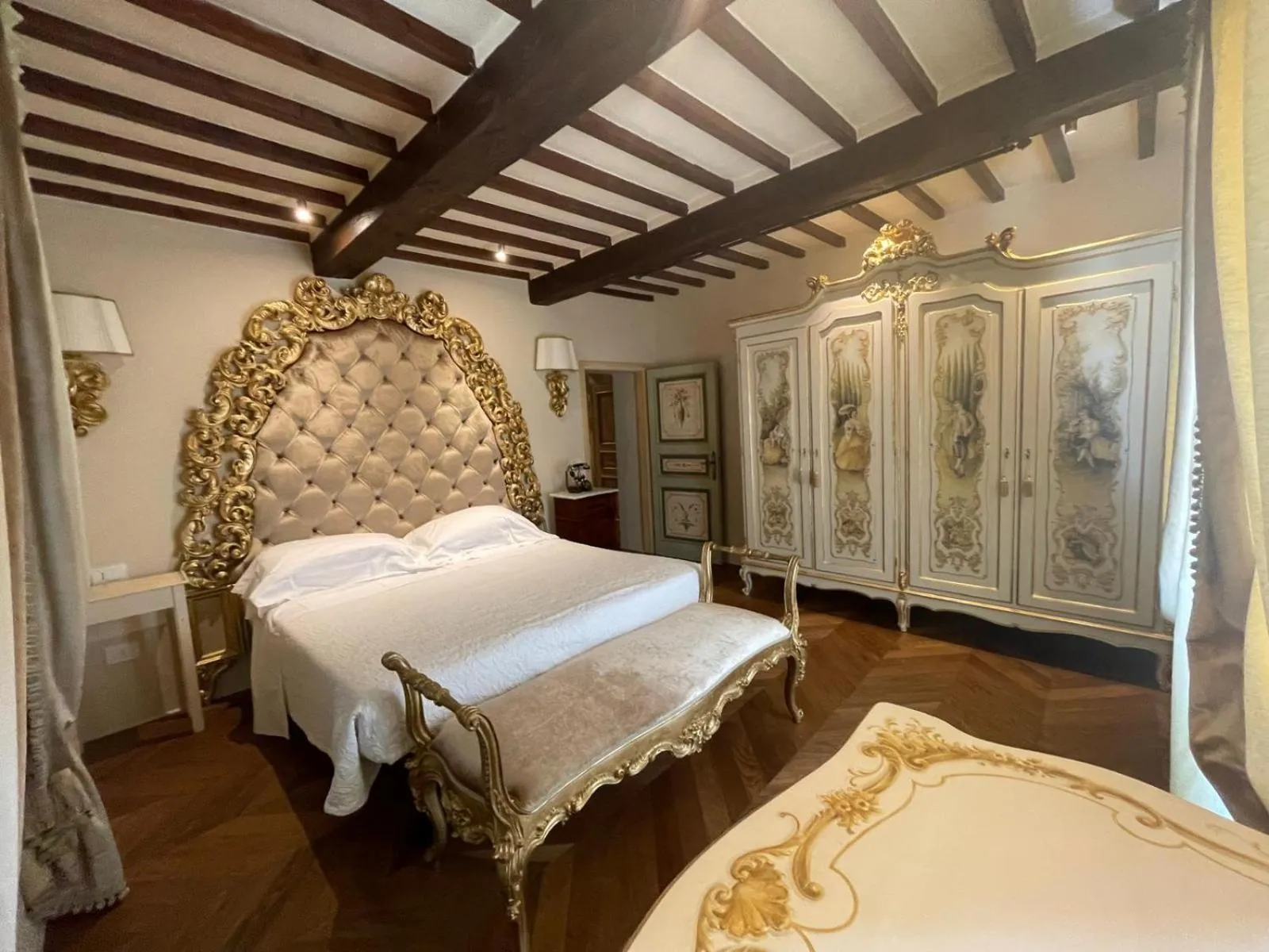 Bed in Relais La Corte dei Papi