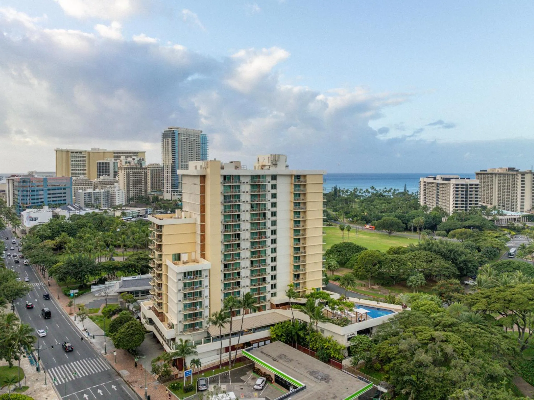 Property building in Luana Waikiki Hotel & Suites