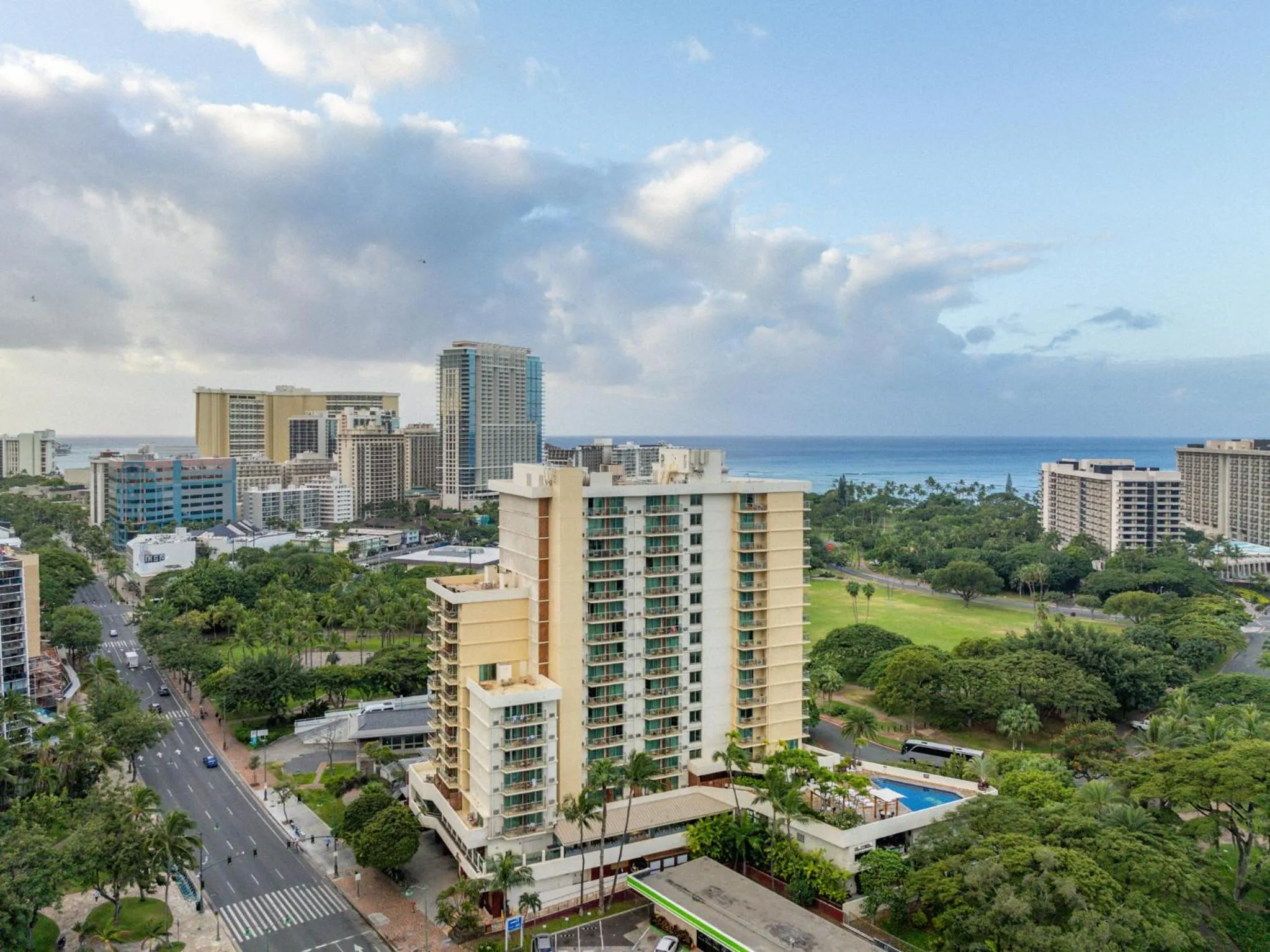 Property building in Luana Waikiki Hotel & Suites