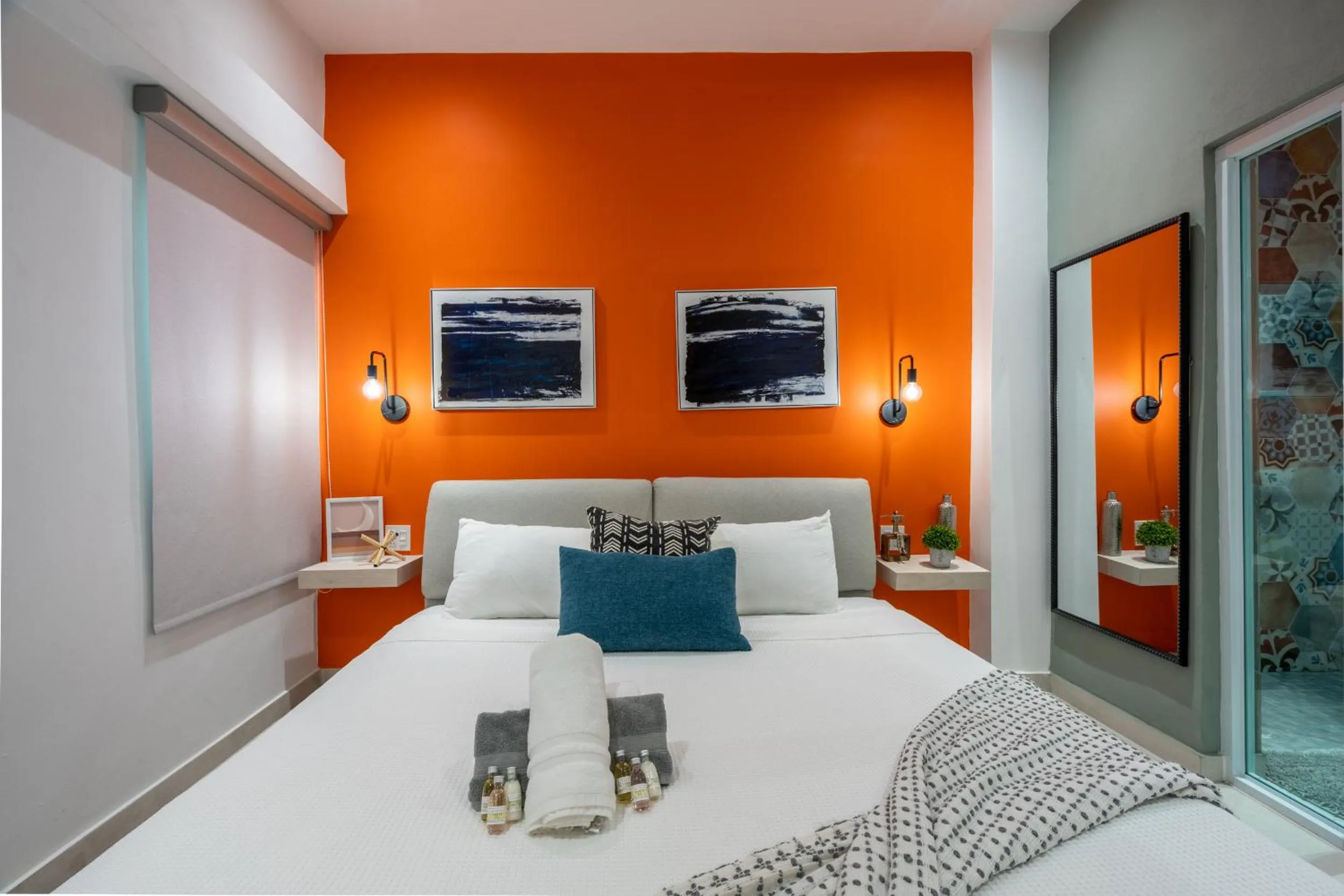 Bed in La Buena Vida Inn